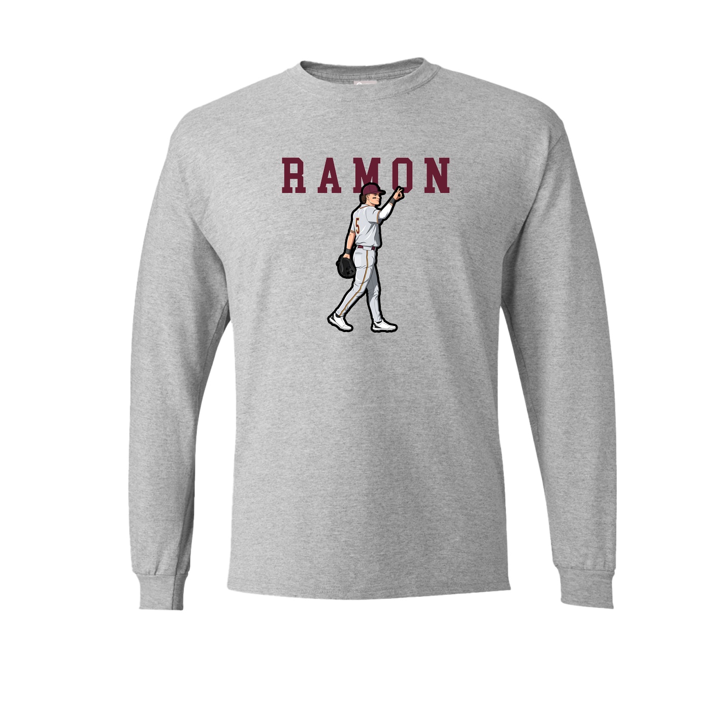 Long Sleeve Tee — Shirsey in Grey