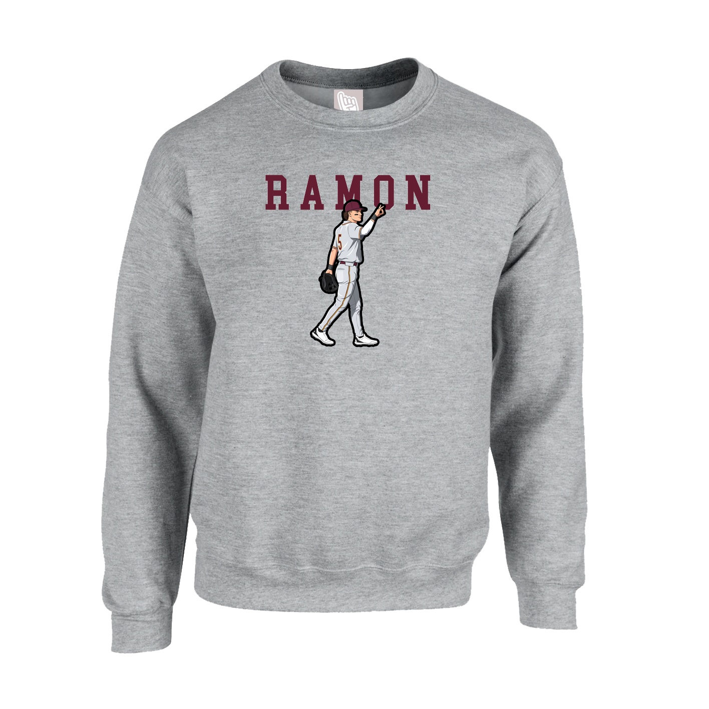 Fleece Crew — Shirsey in Grey