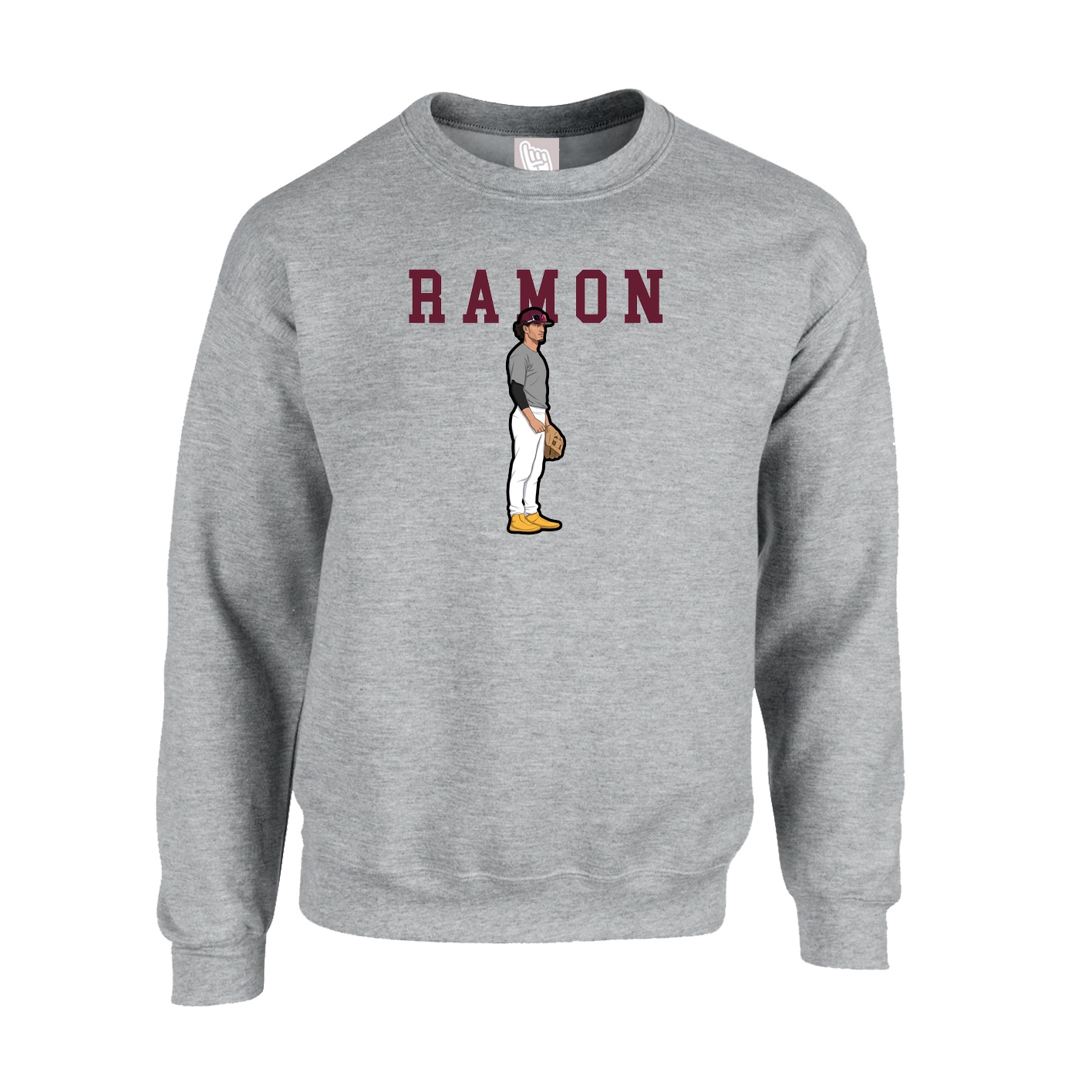 Fleece Crew — Shirsey in Grey