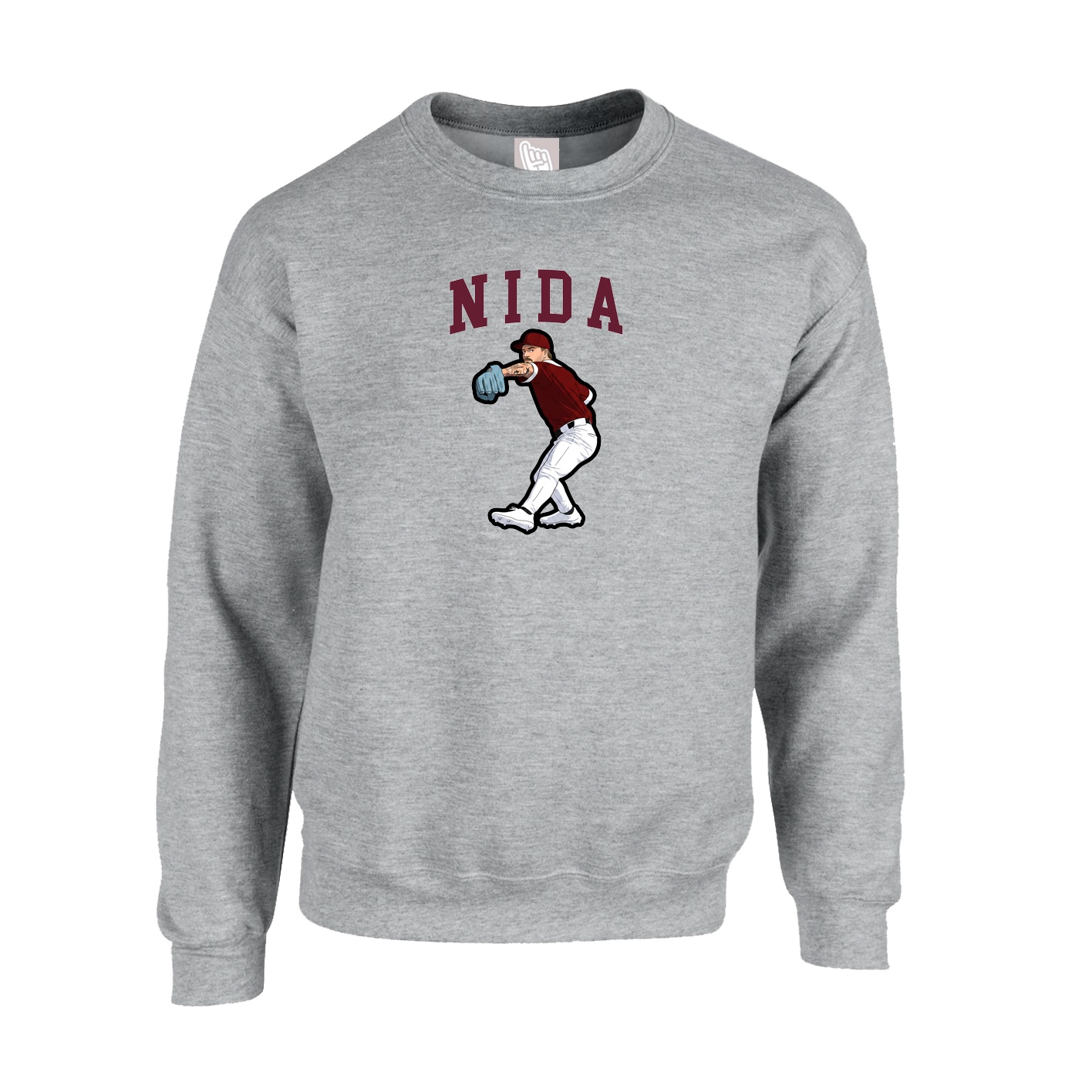 Fleece Crew — Shirsey in Grey