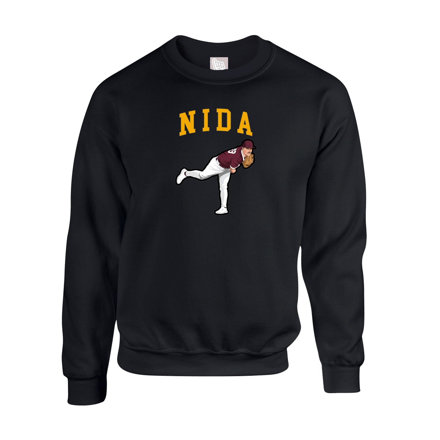Fleece Crew — Shirsey in Black