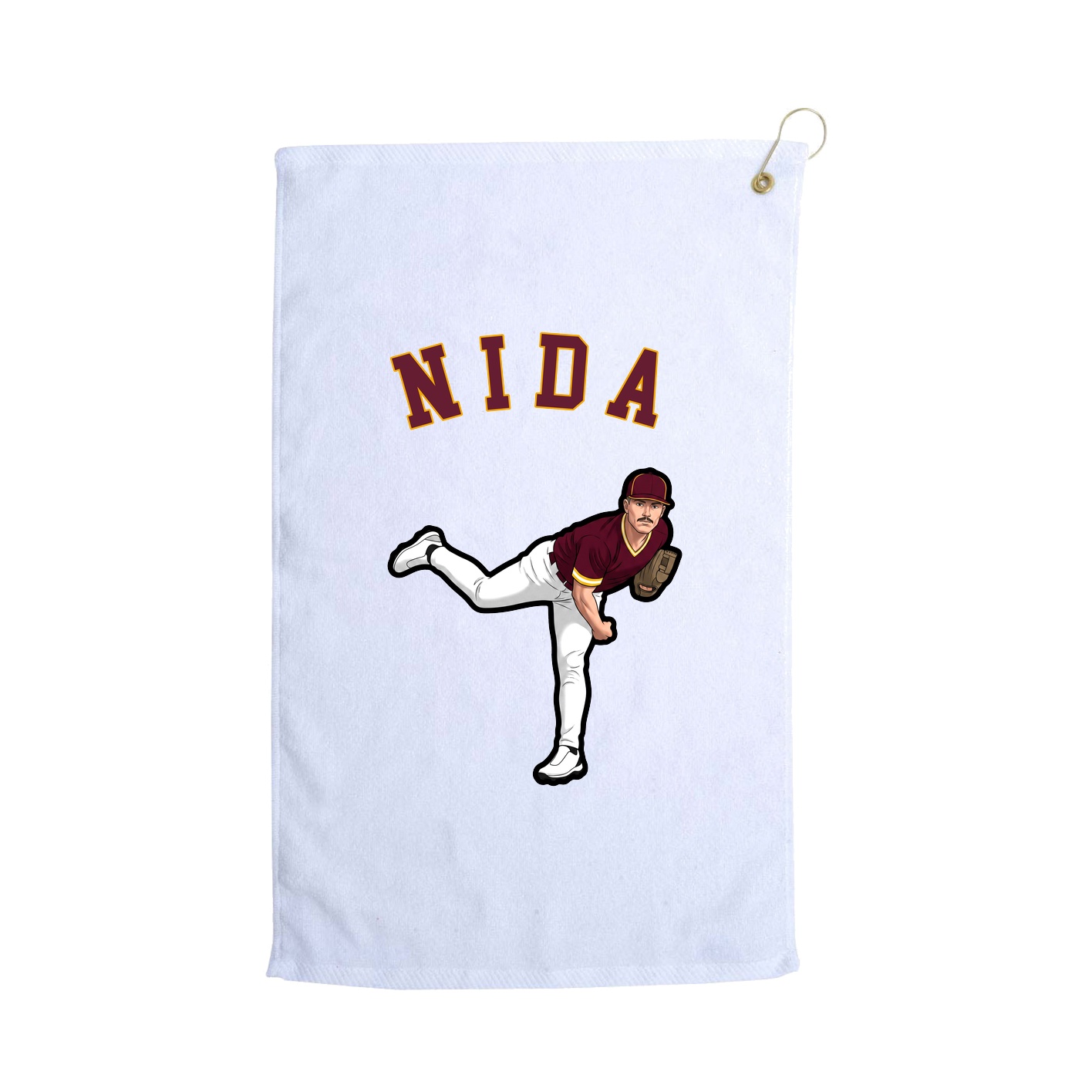 Golf Towel — Shirsey Arch in White