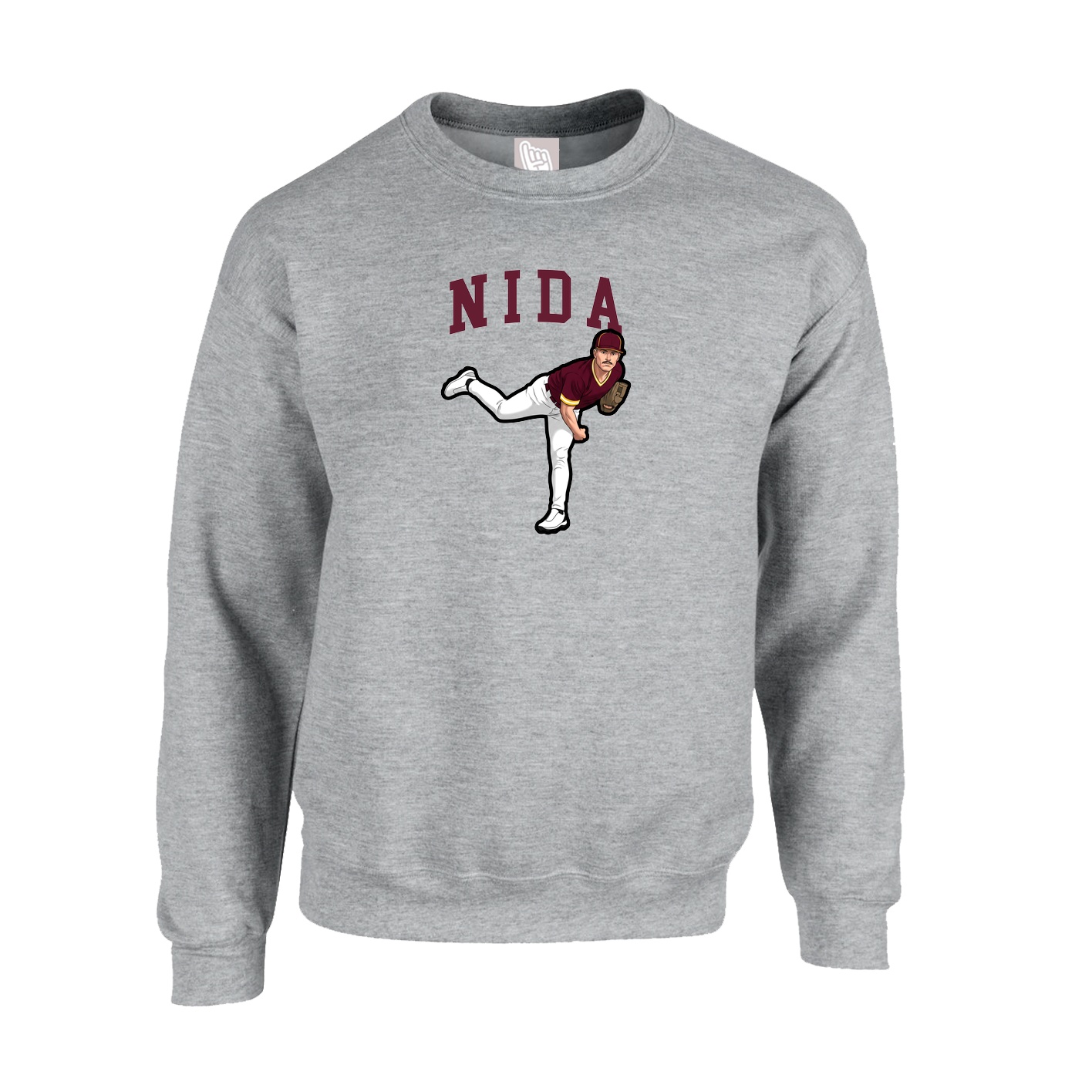 Fleece Crew — Shirsey in Grey