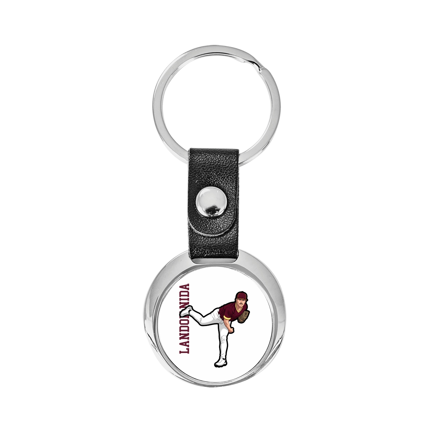 Key Chain — Name Vertical in Classic