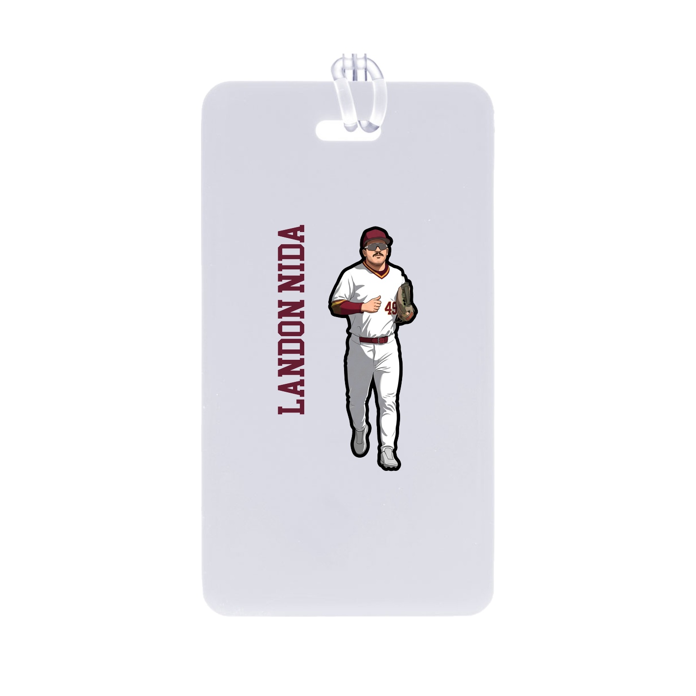 Bag Tag — Name Vertical in Classic