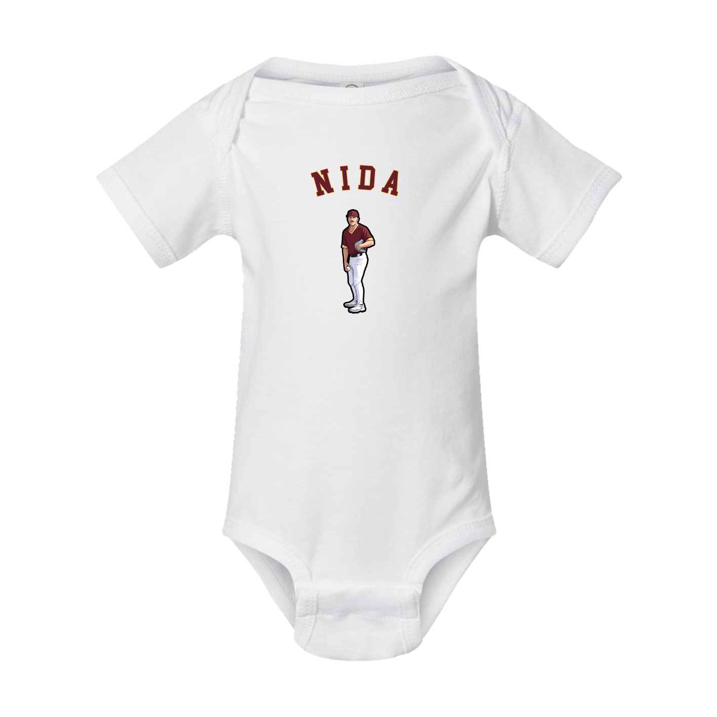 Baby Onesie — Shirsey Arch in White