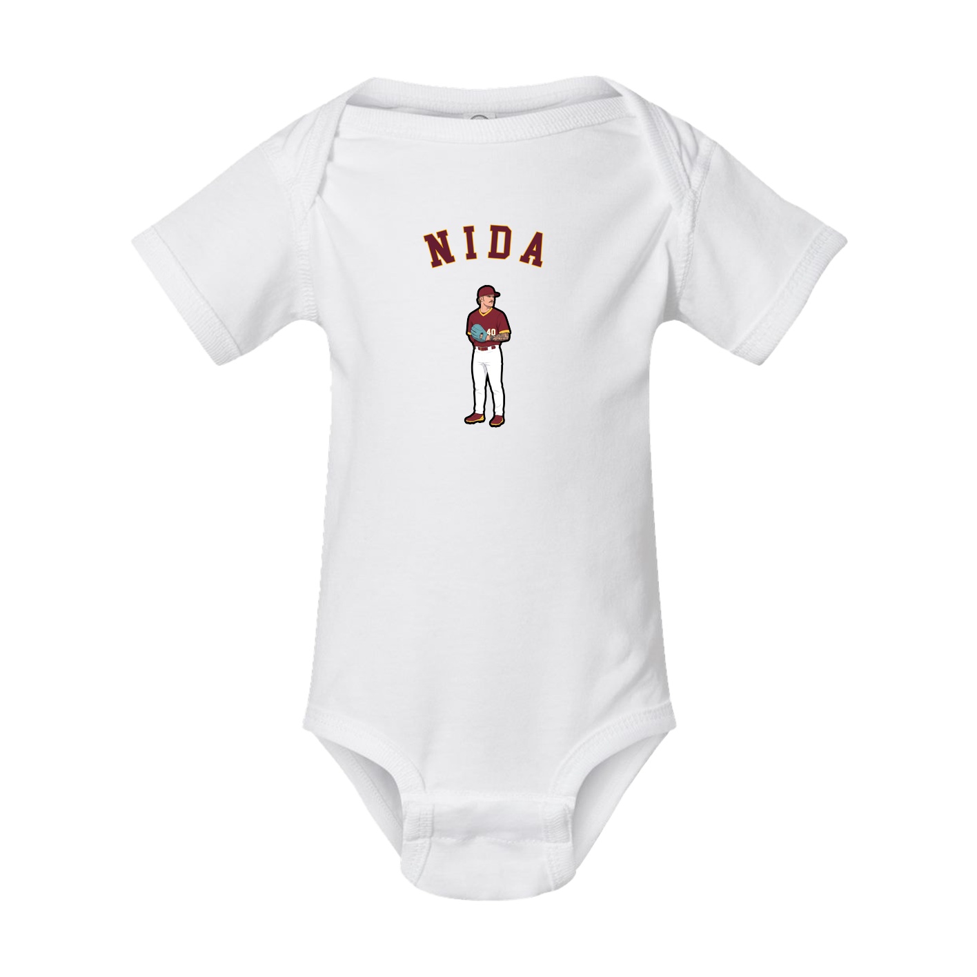 Baby Onesie — Shirsey Arch in White
