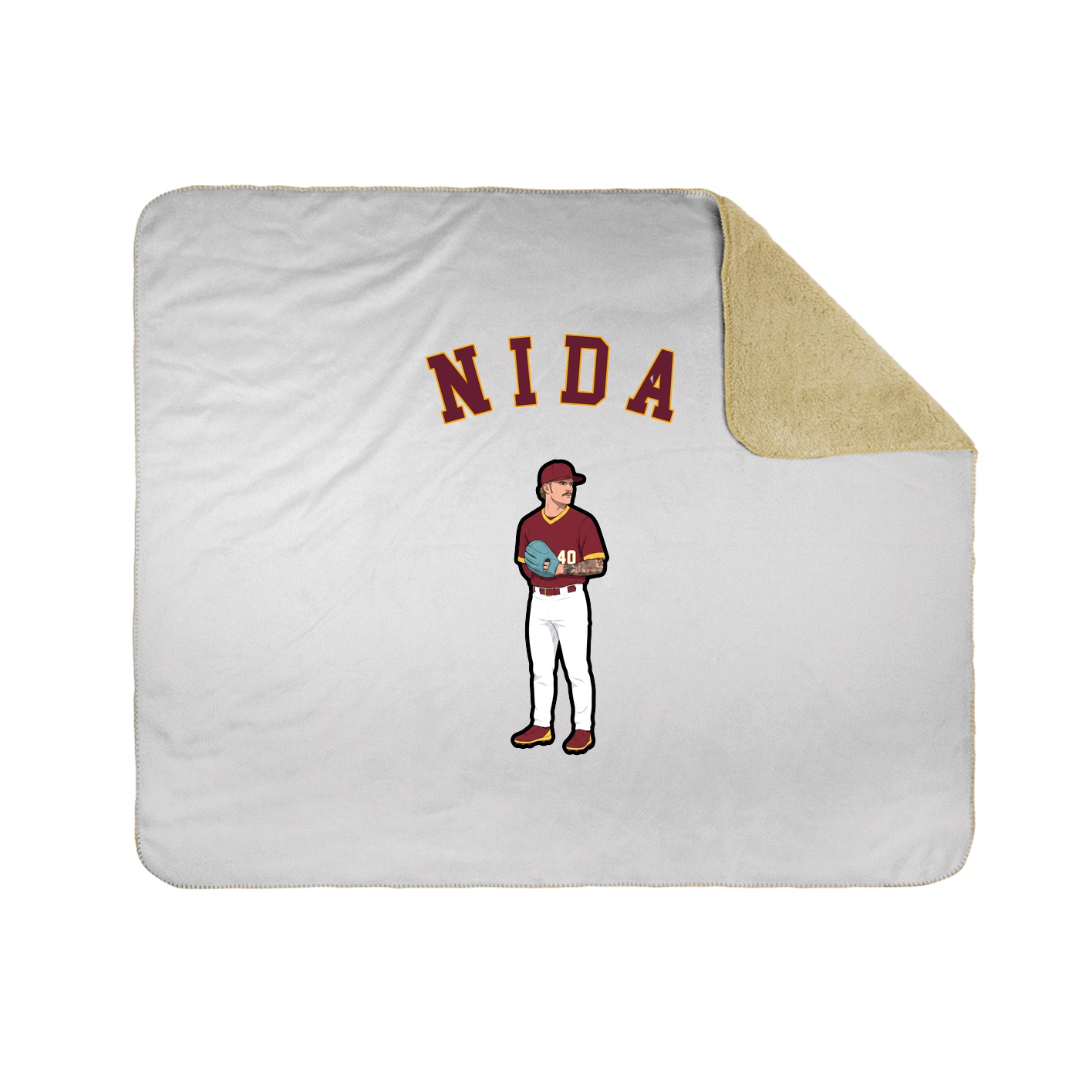 Throw Blanket — Shirsey Arch in White