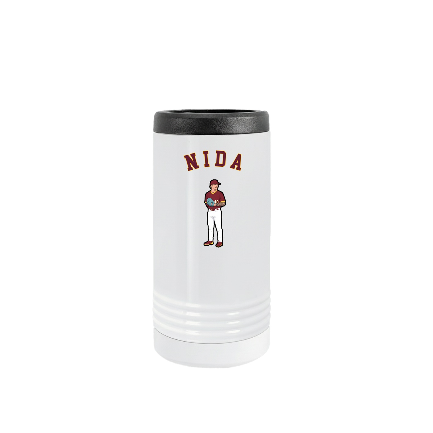 Slim Beverage Holder — Shirsey Arch in White