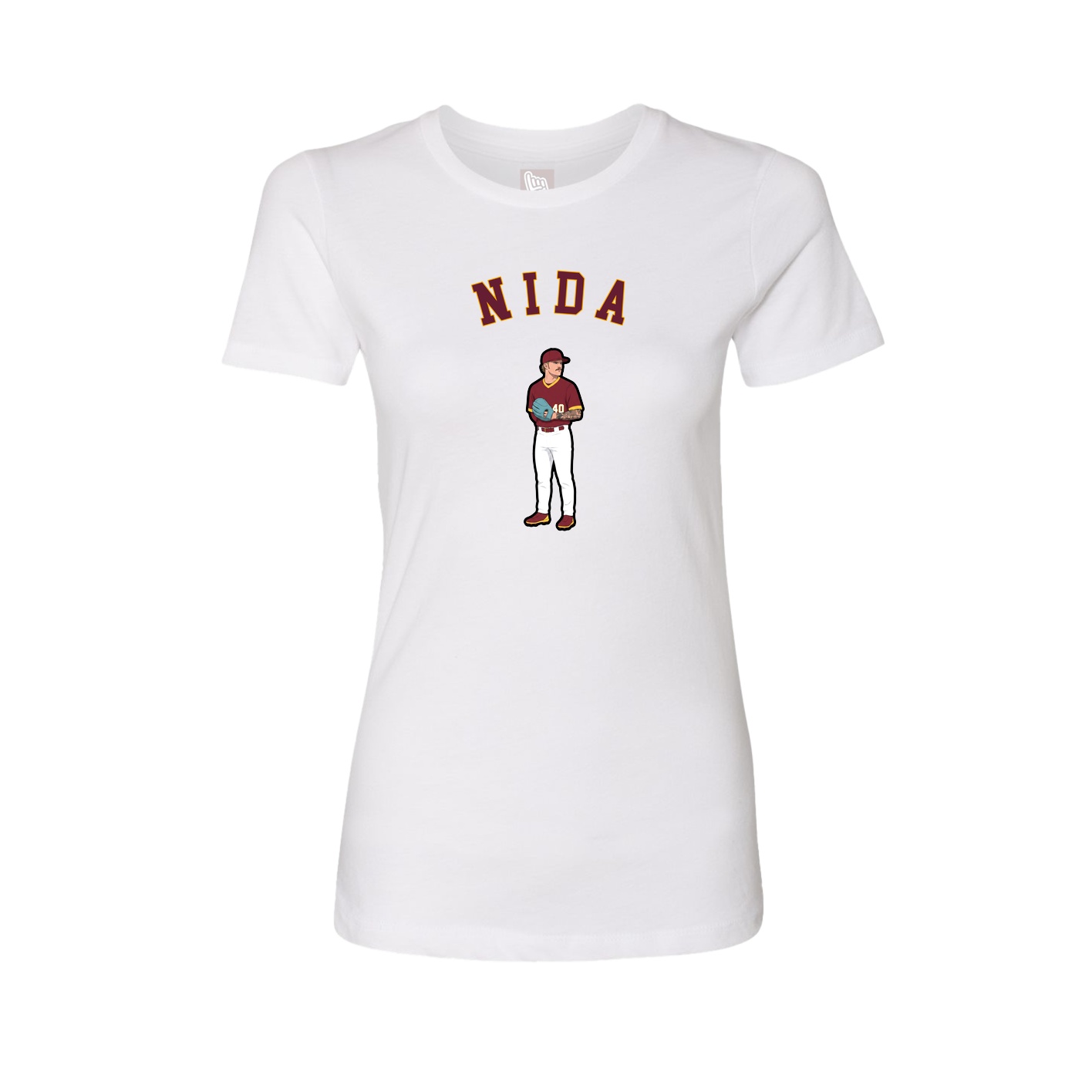 Womens Tee — Shirsey Arch in White