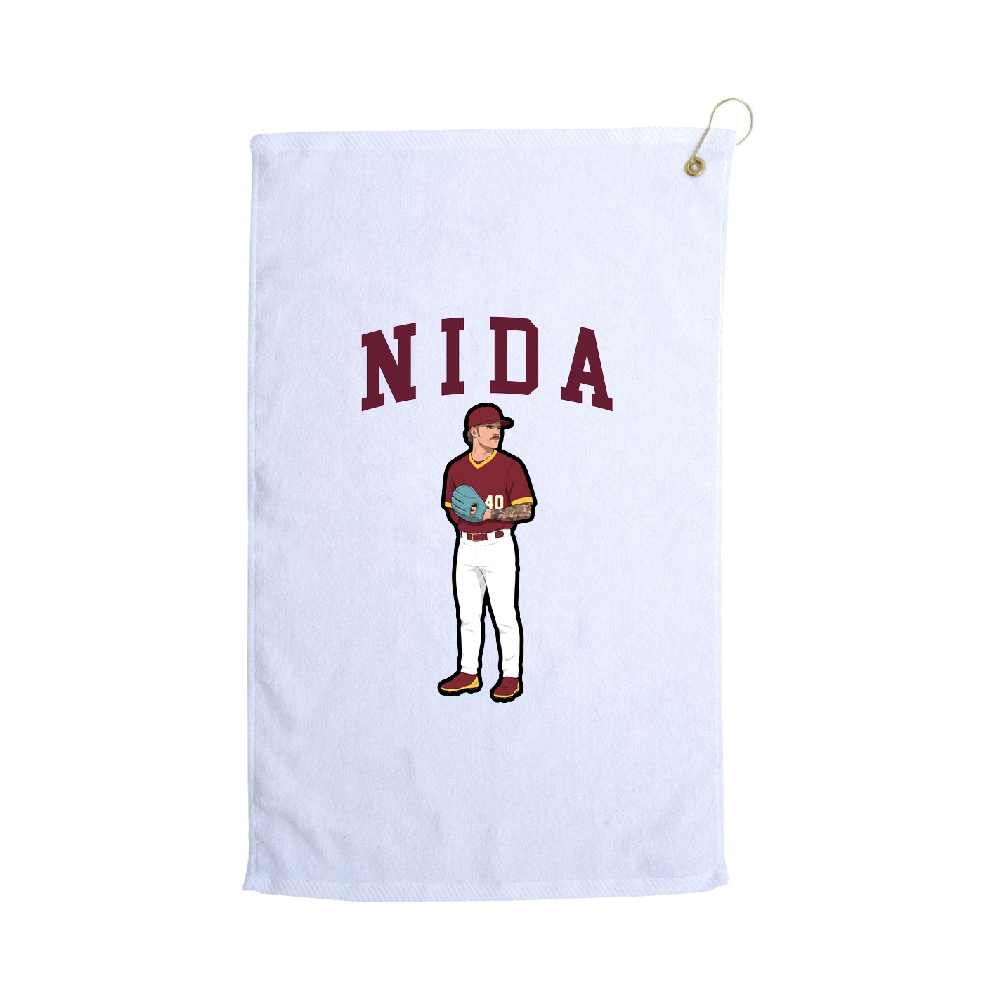 Golf Towel — Shirsey in White