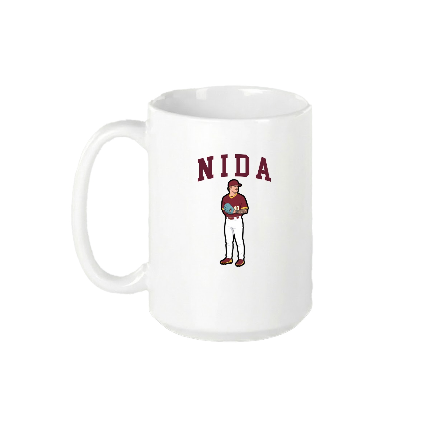 15oz Coffee Mug — Shirsey in White