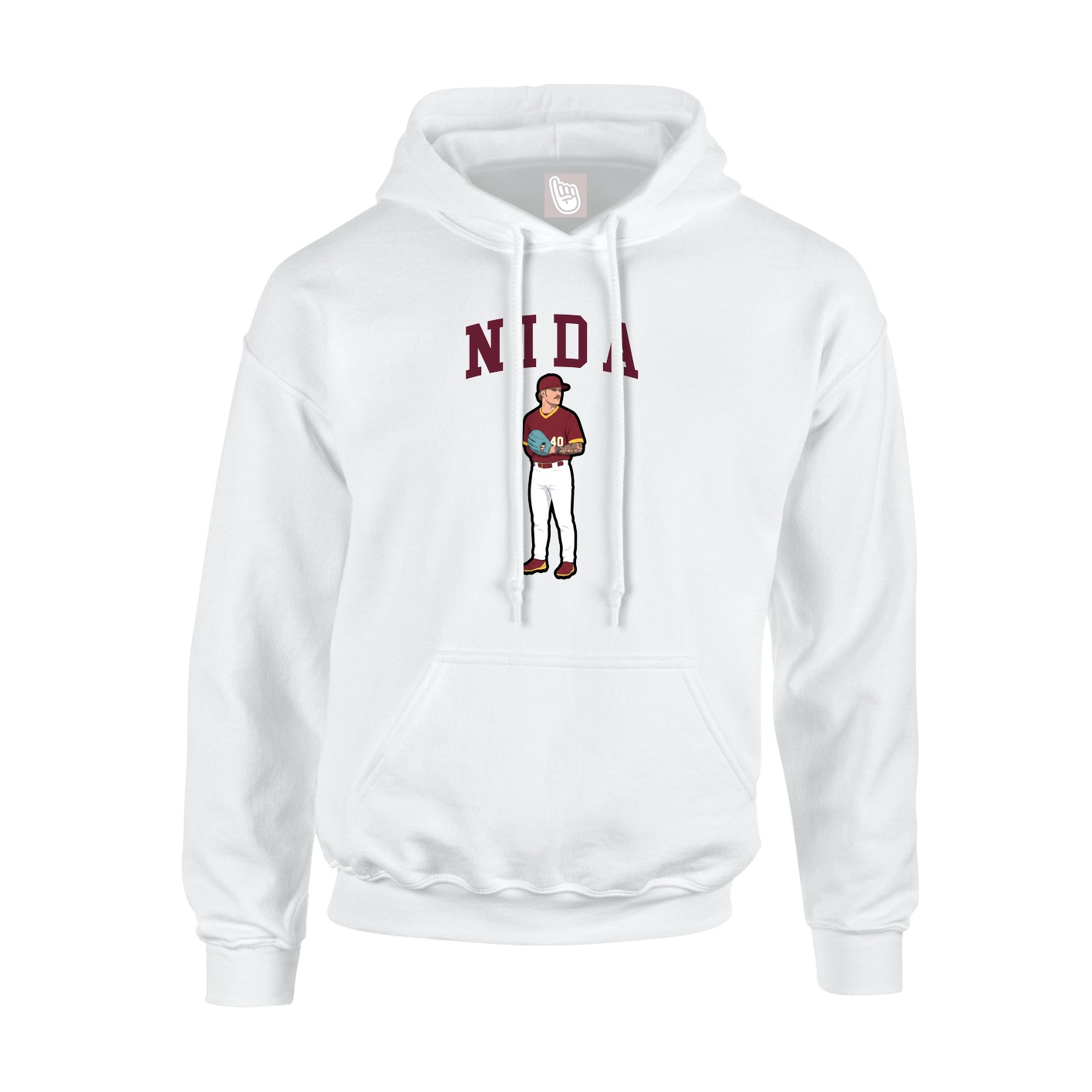 Youth Hoodie — Shirsey in White