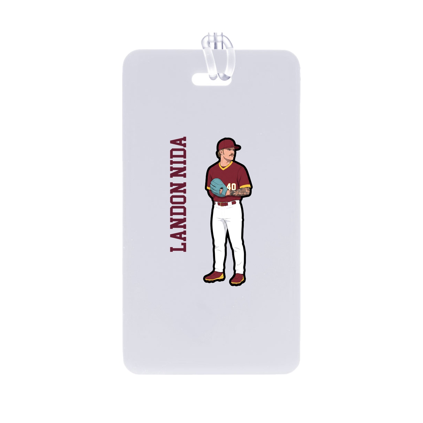 Bag Tag — Name Vertical in Classic