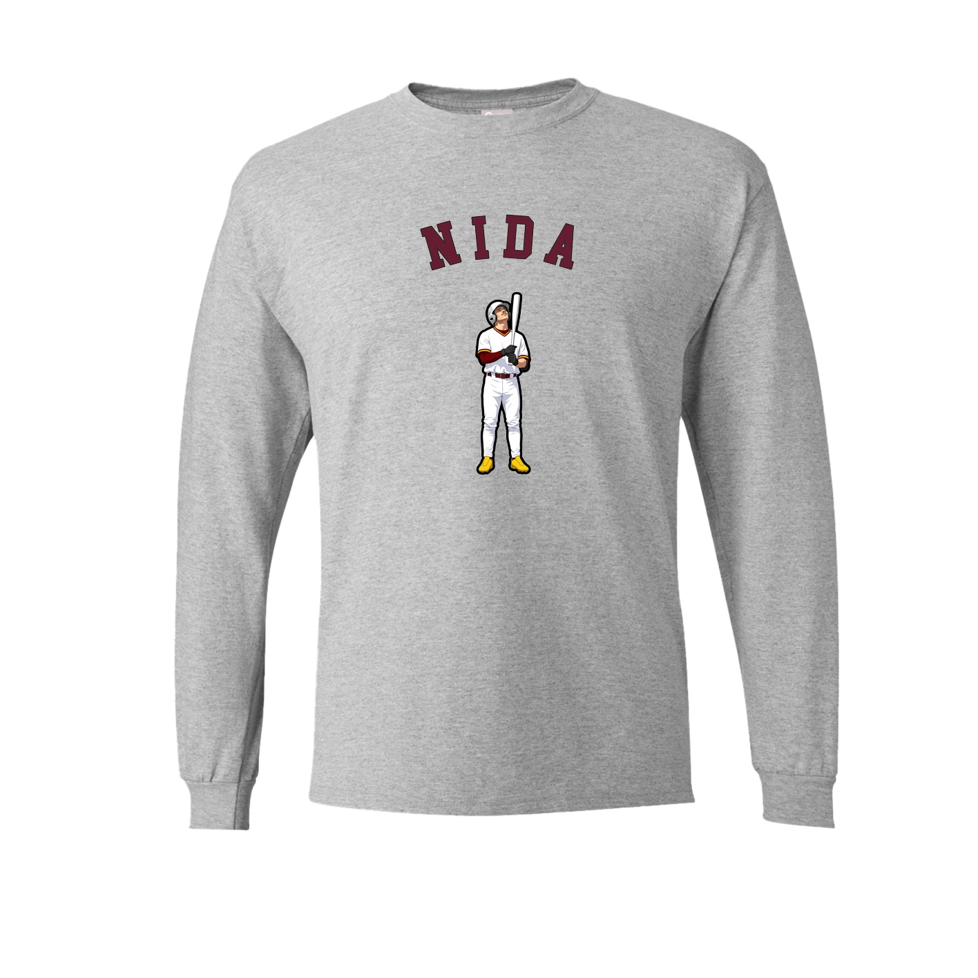 Long Sleeve Tee — Shirsey Arch in Grey