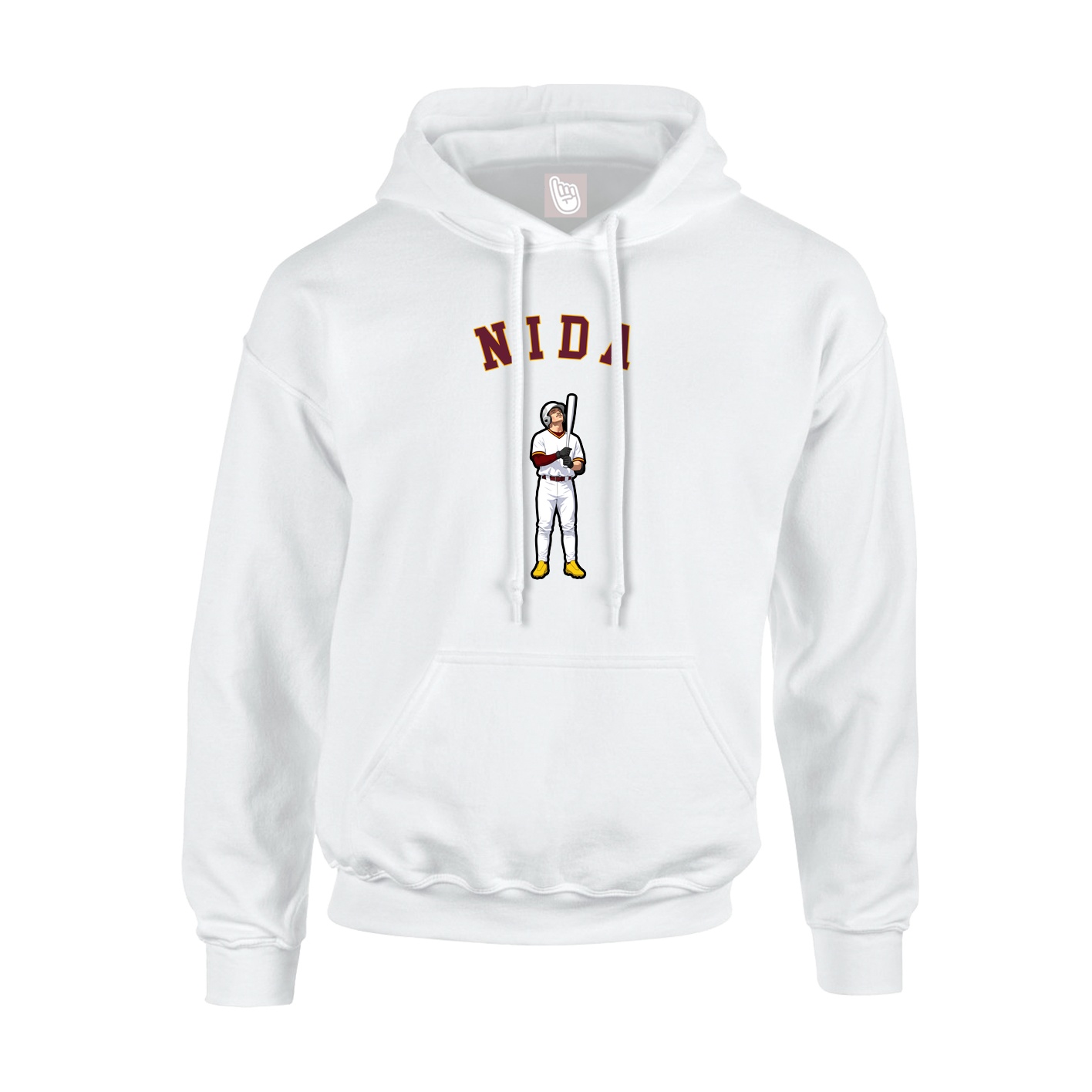 Youth Hoodie — Shirsey Arch in White