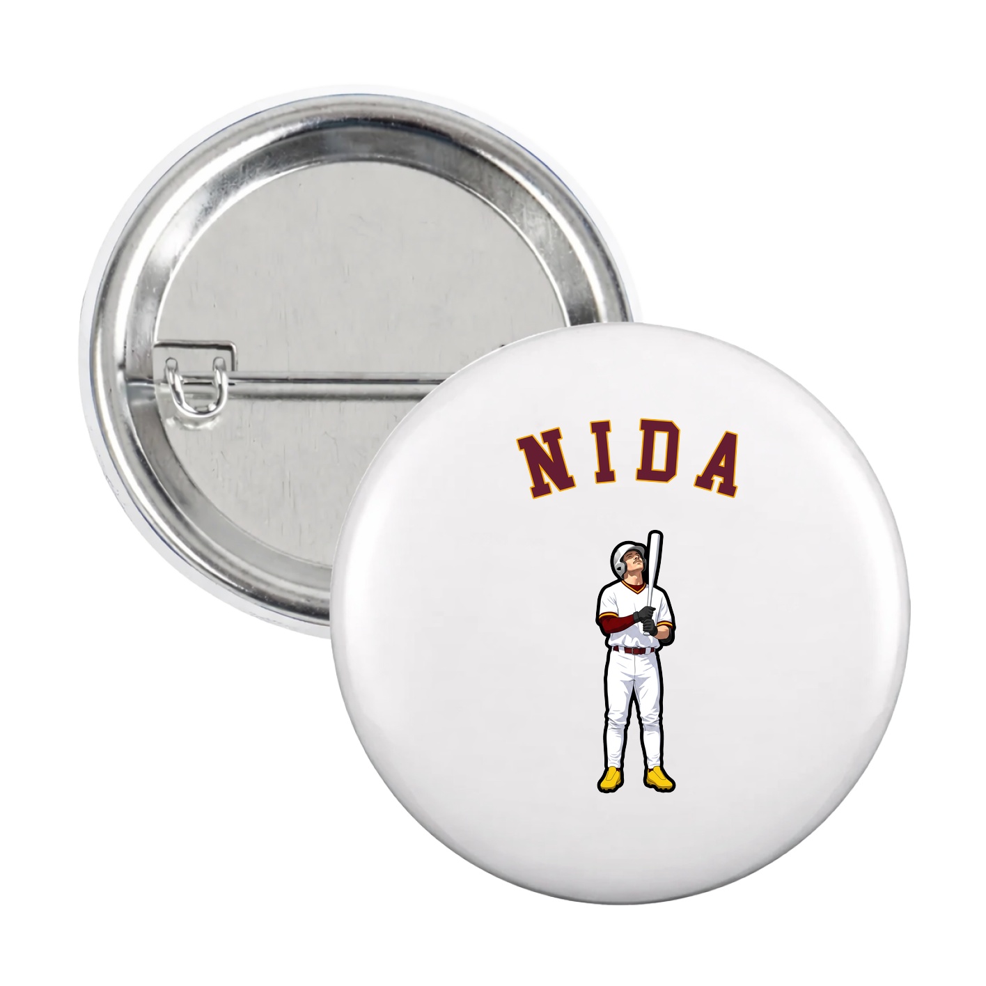 Game Day Button — Shirsey Arch in White