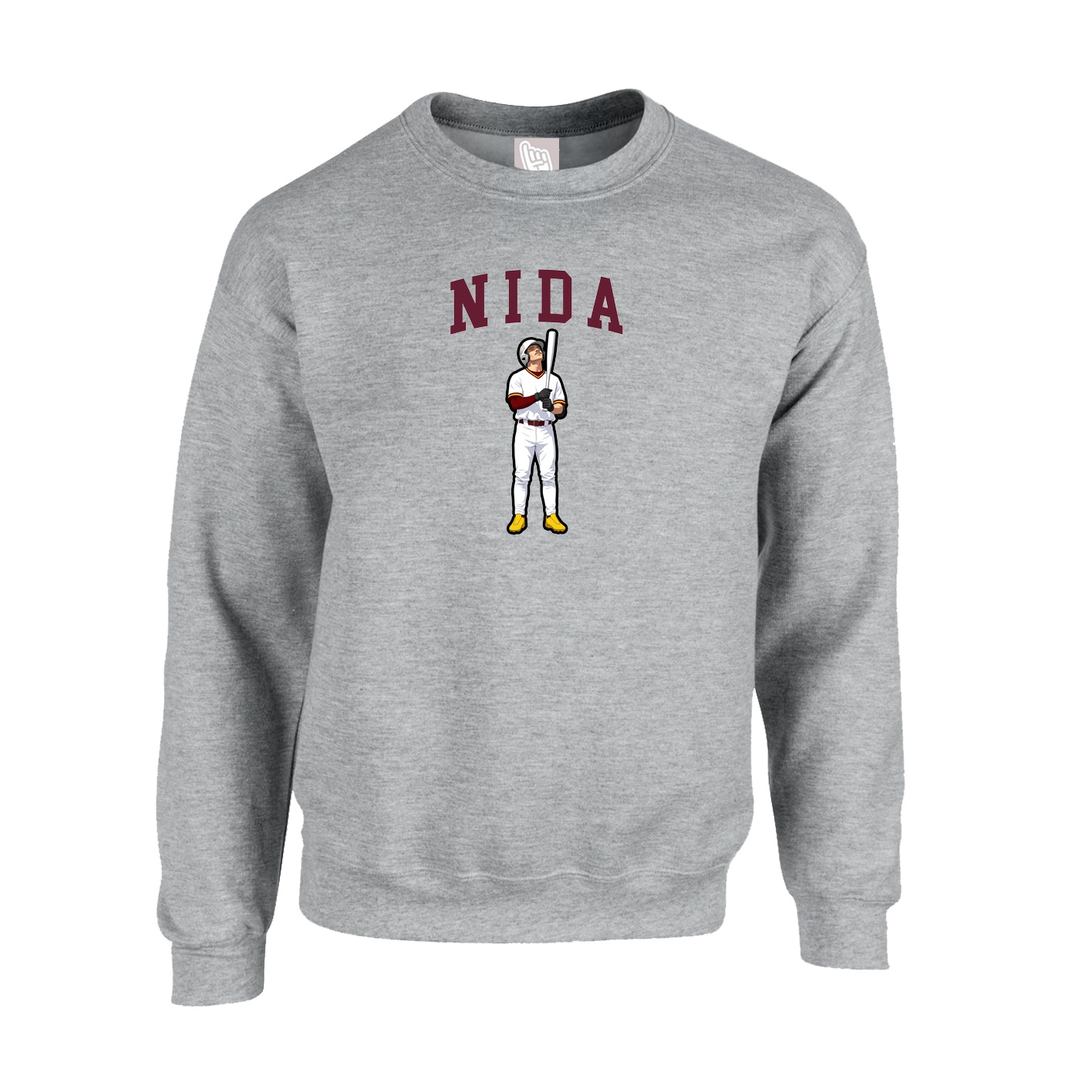Fleece Crew — Shirsey in Grey