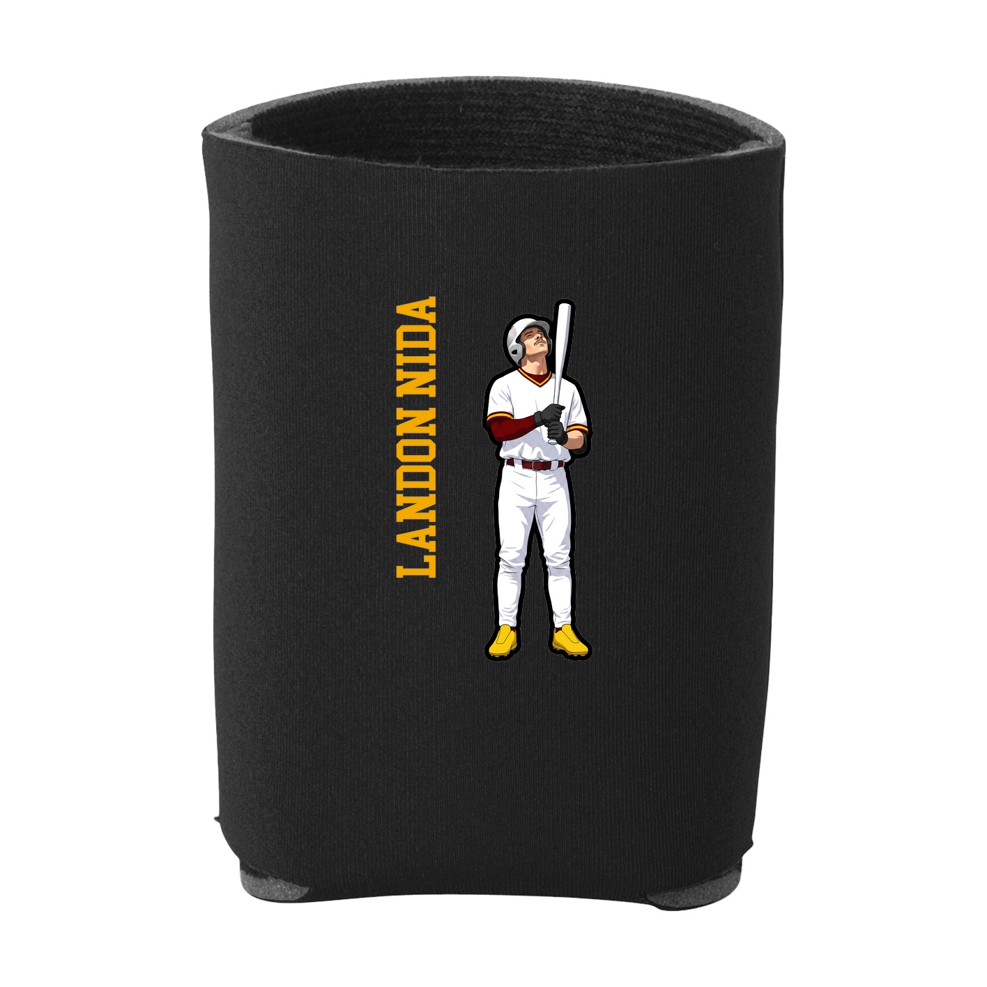 Can Holder — Name Vertical in Black