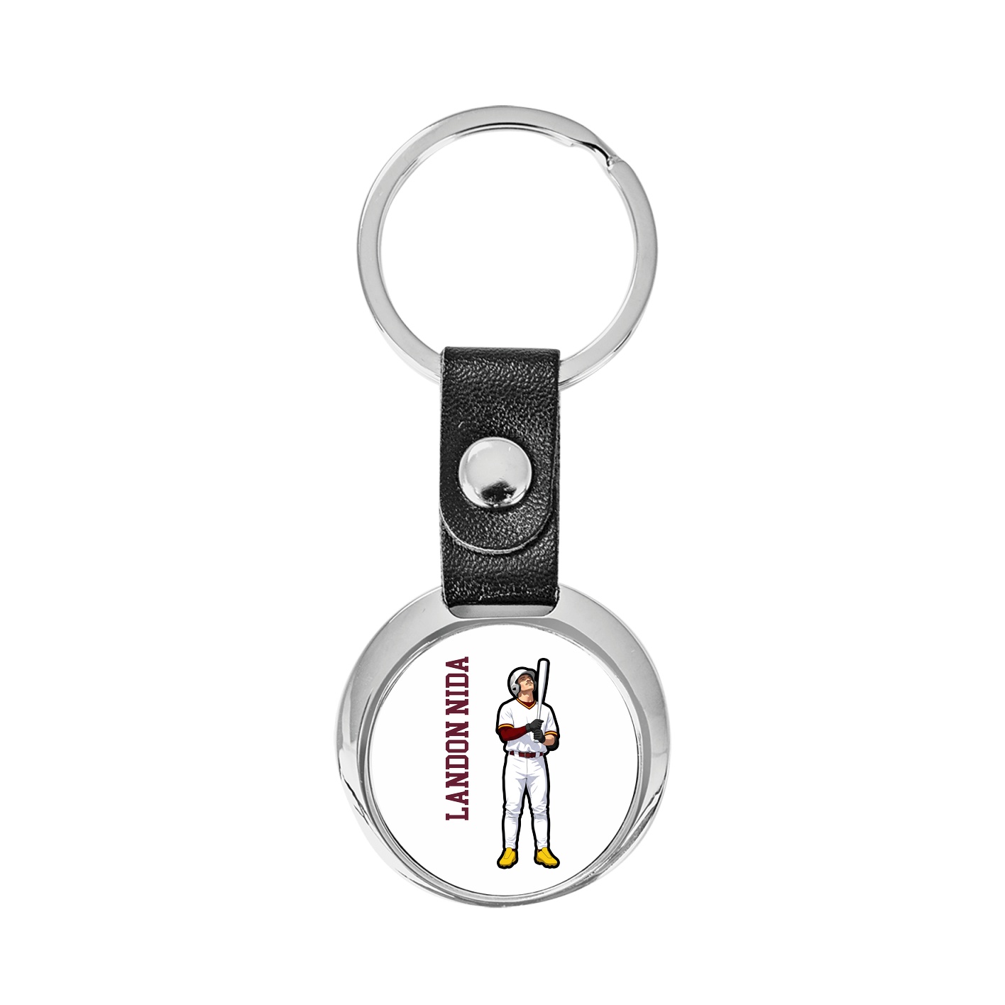 Key Chain — Name Vertical in Classic