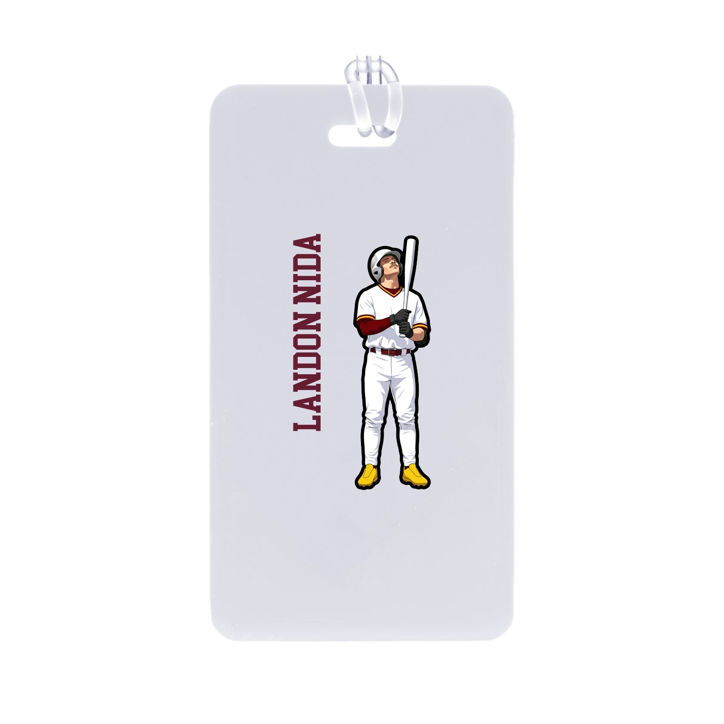 Bag Tag — Name Vertical in Classic