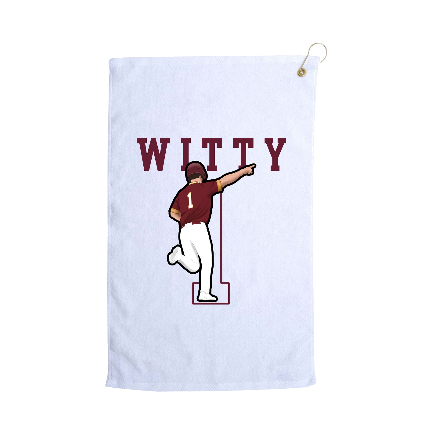 Golf Towel — Shirsey in White