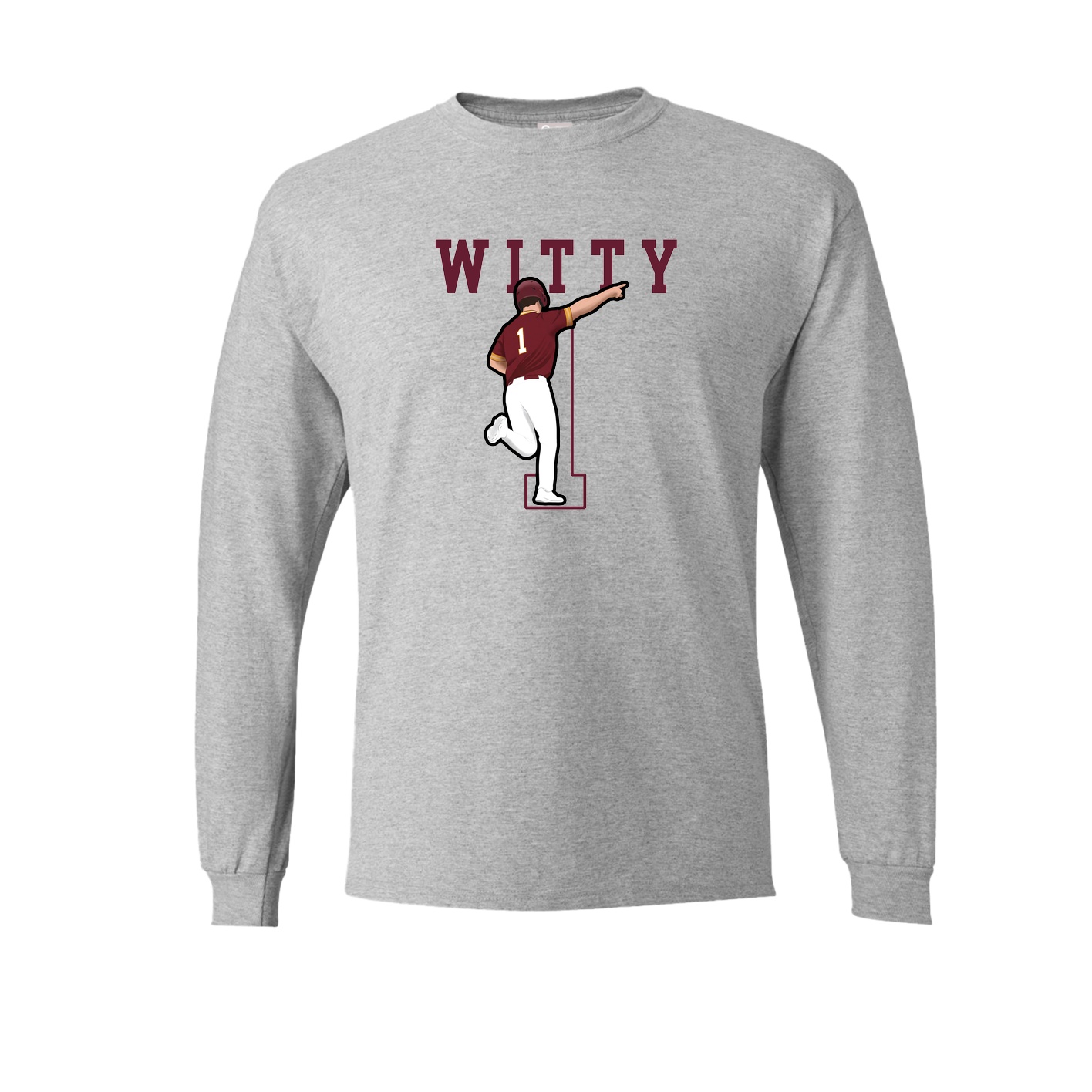 Long Sleeve Tee — Shirsey in Grey