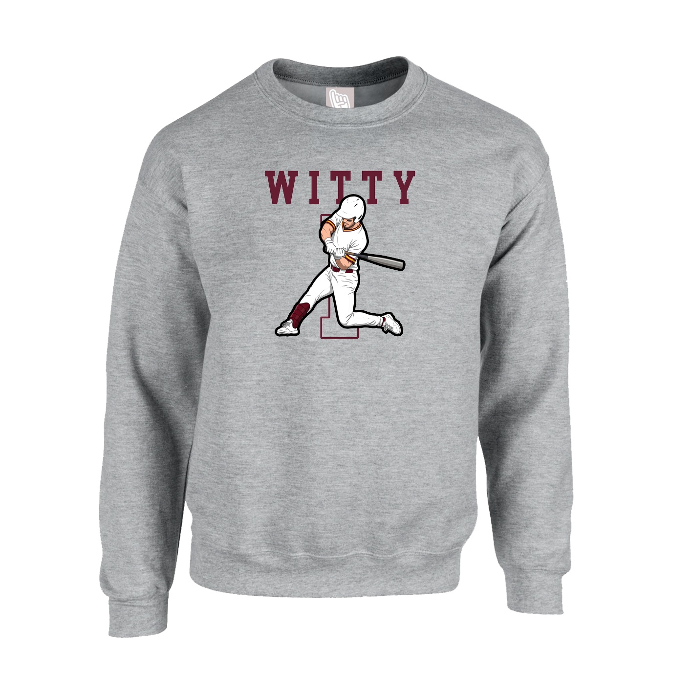 Fleece Crew — Shirsey in Grey