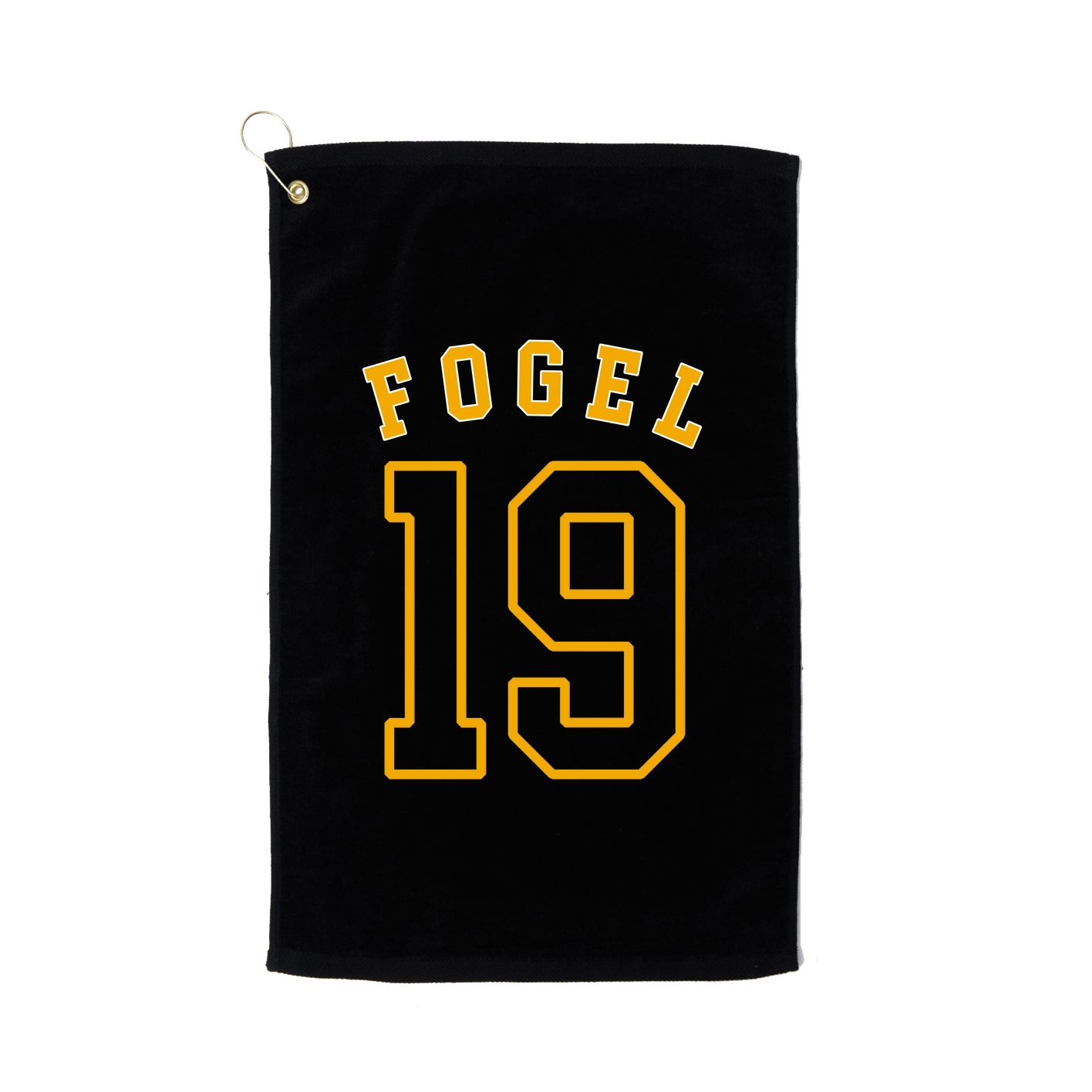 Golf Towel — Shirsey Arch in Black