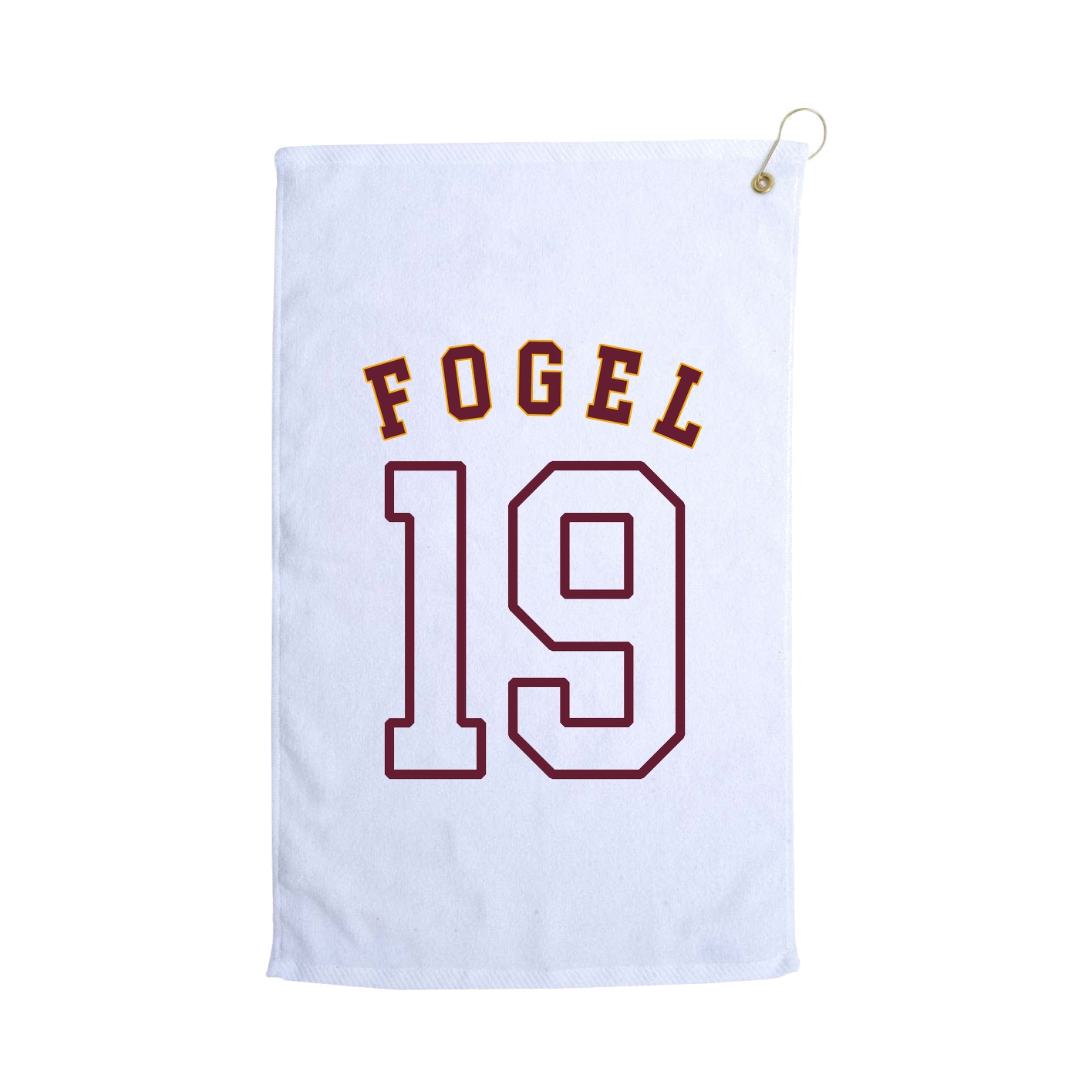 Golf Towel — Shirsey Arch in White