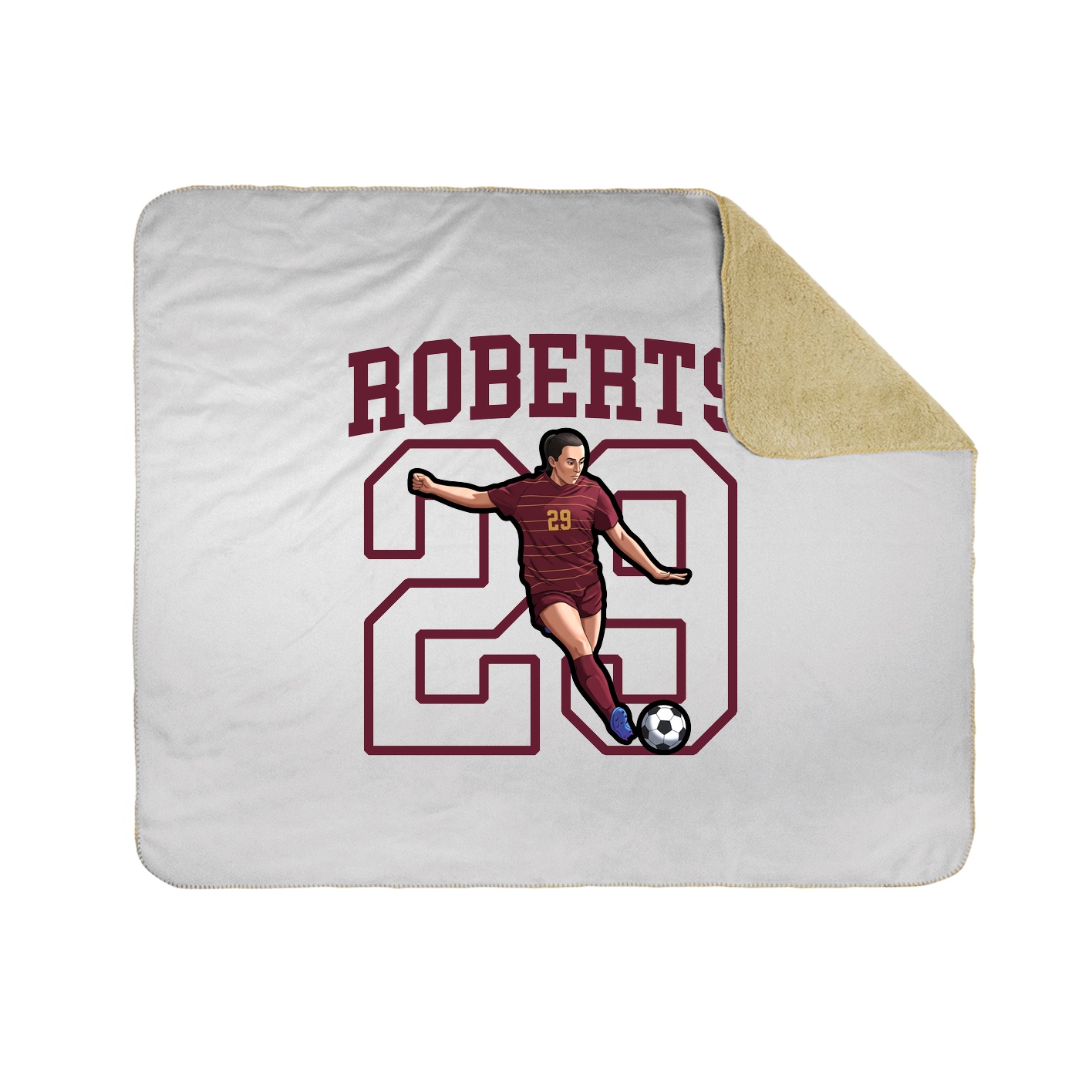 Throw Blanket — Shirsey in White