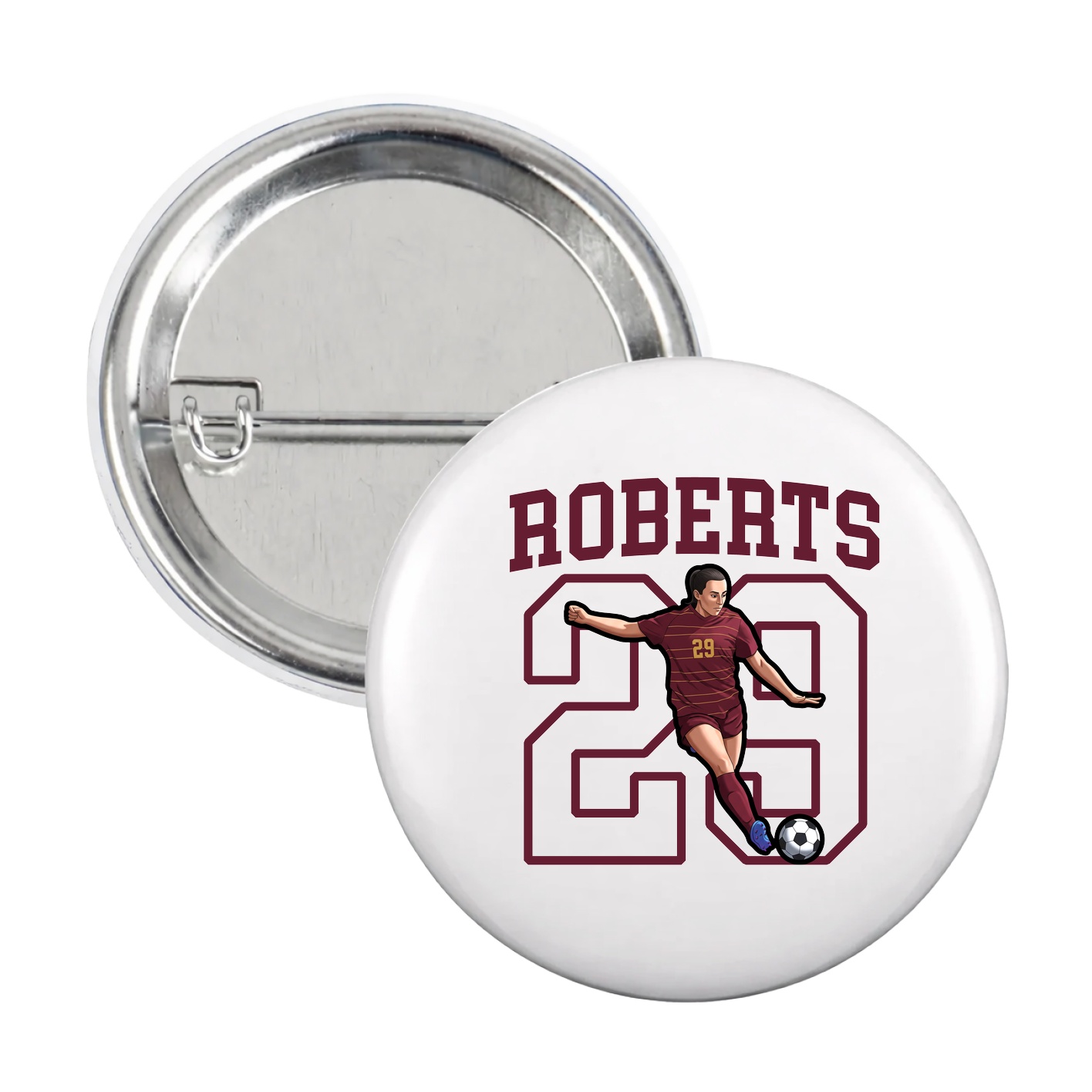 Game Day Button — Shirsey in White
