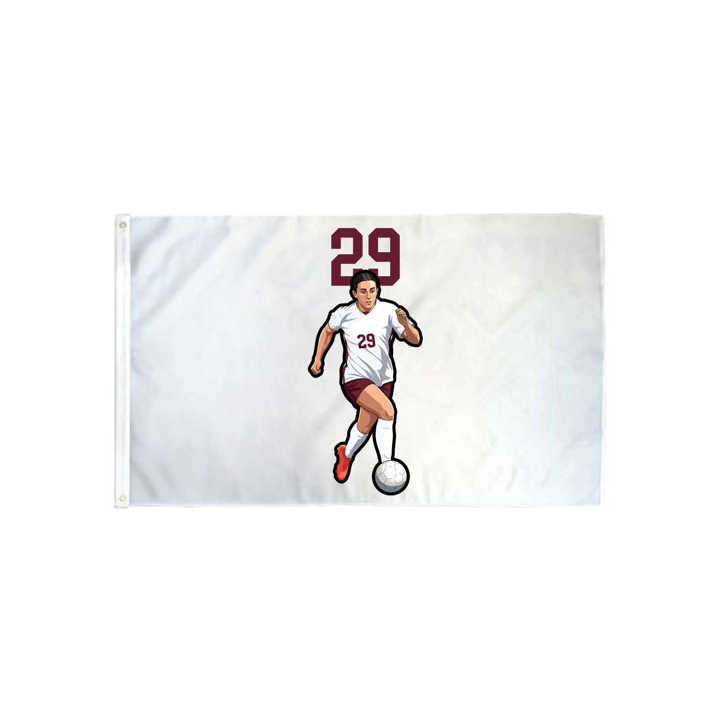 3x5 Flag — Number Top in Classic