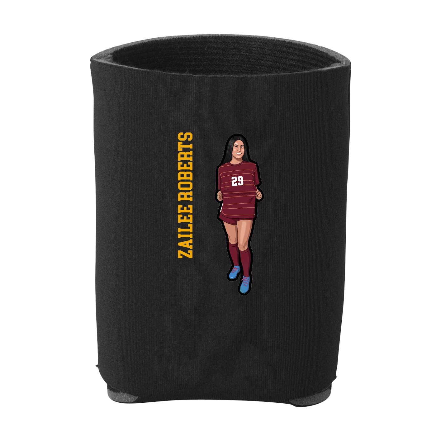 Can Holder — Name Vertical in Black