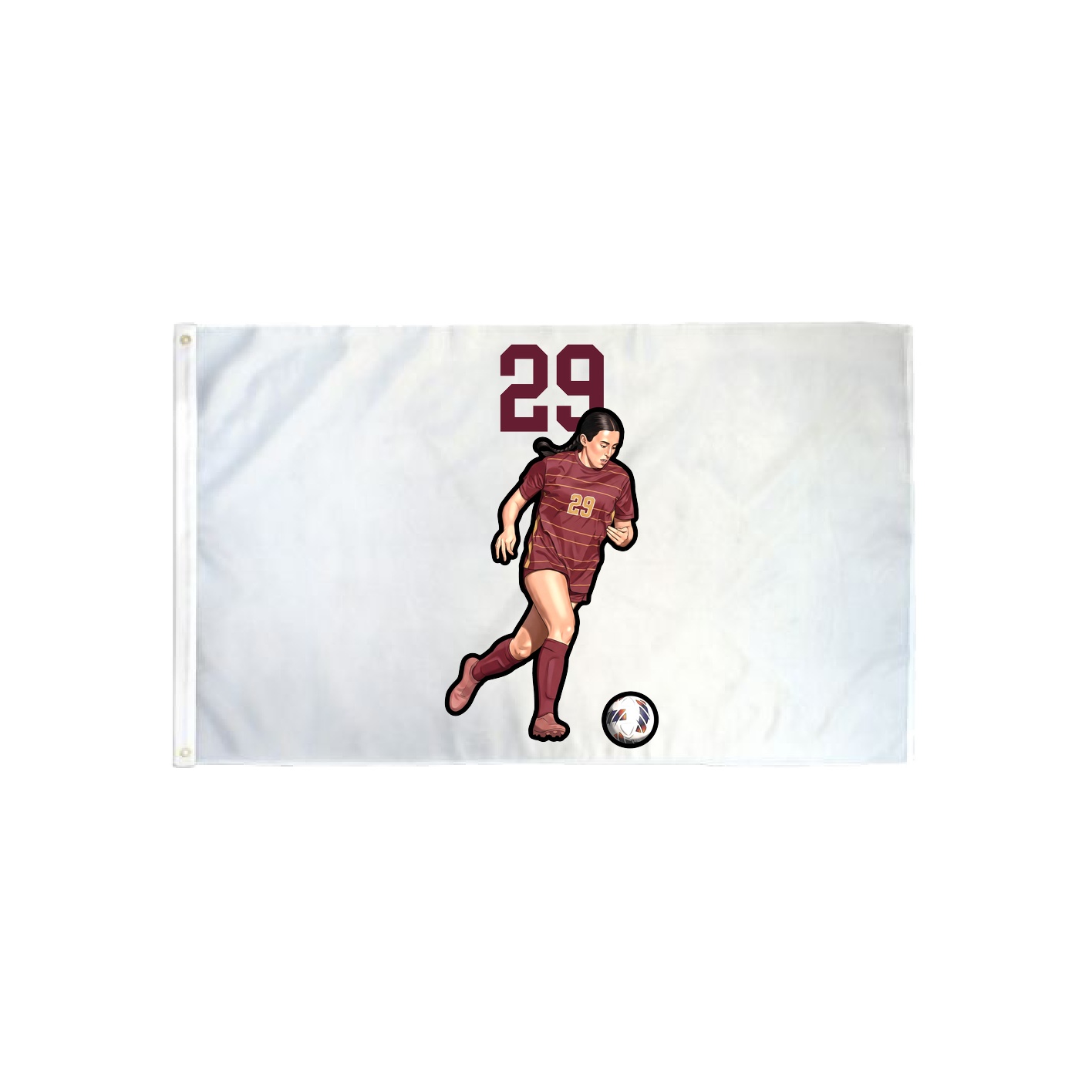 3x5 Flag — Number Top in Classic
