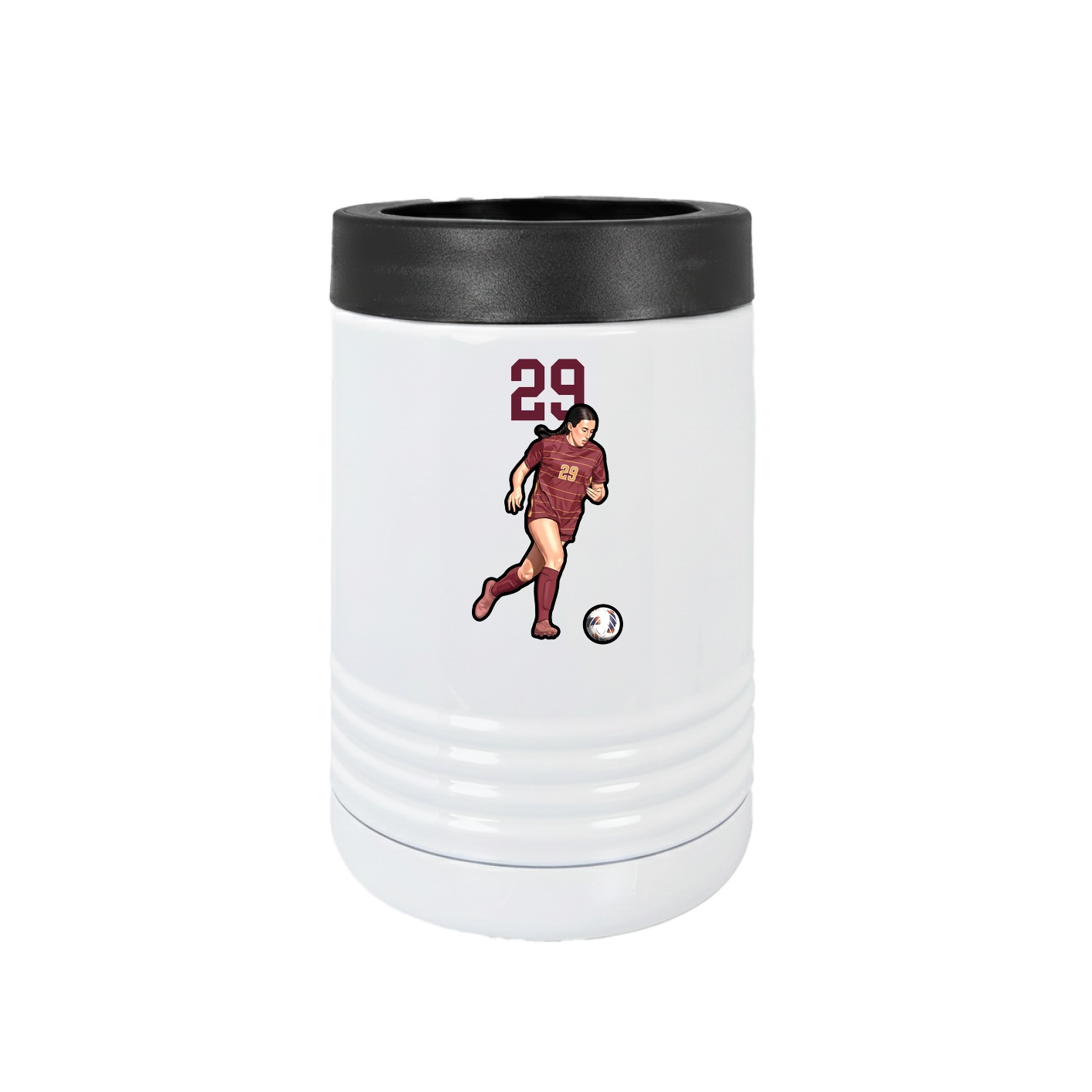 Beverage Holder — Number Top in White