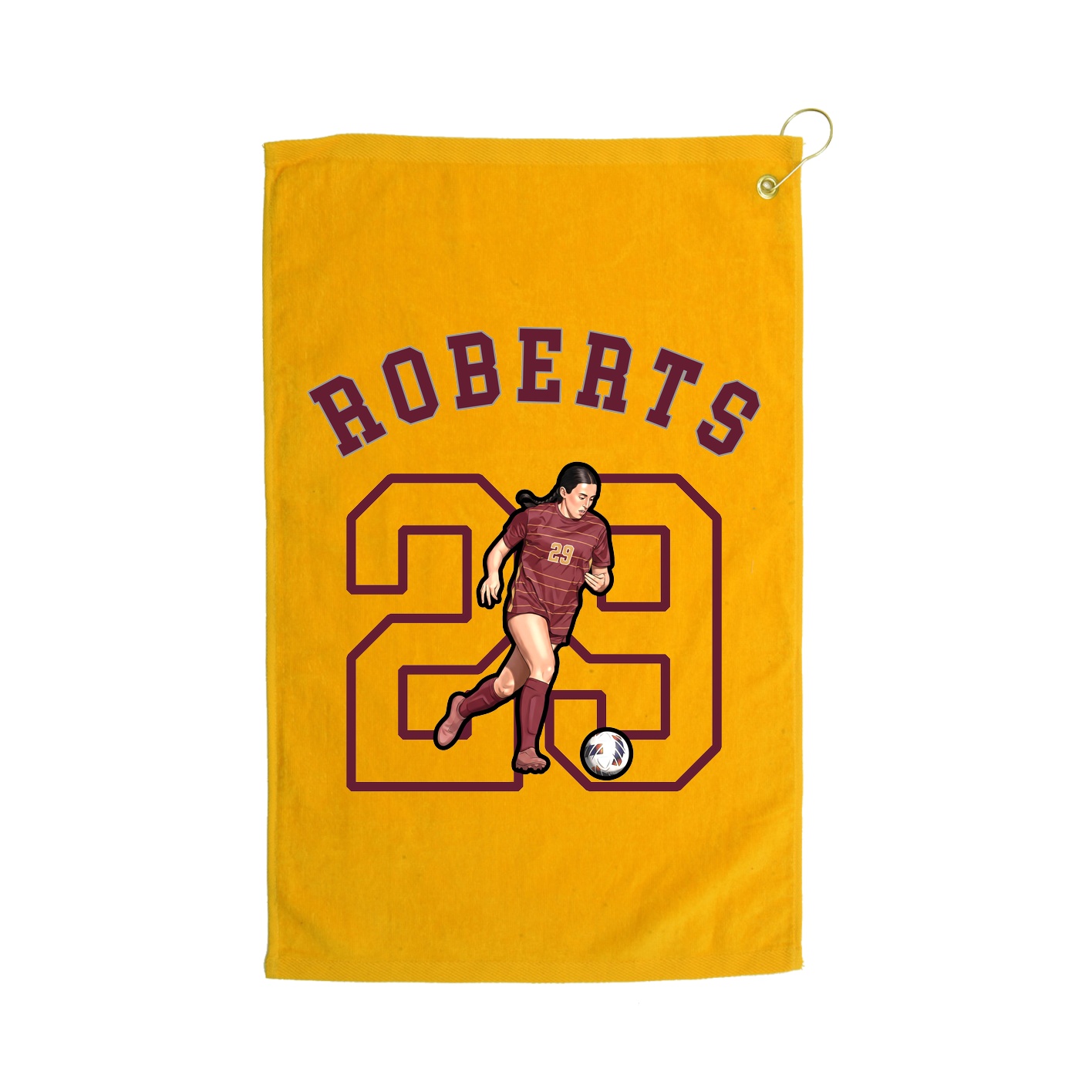 Golf Towel — Shirsey Arch in Gold