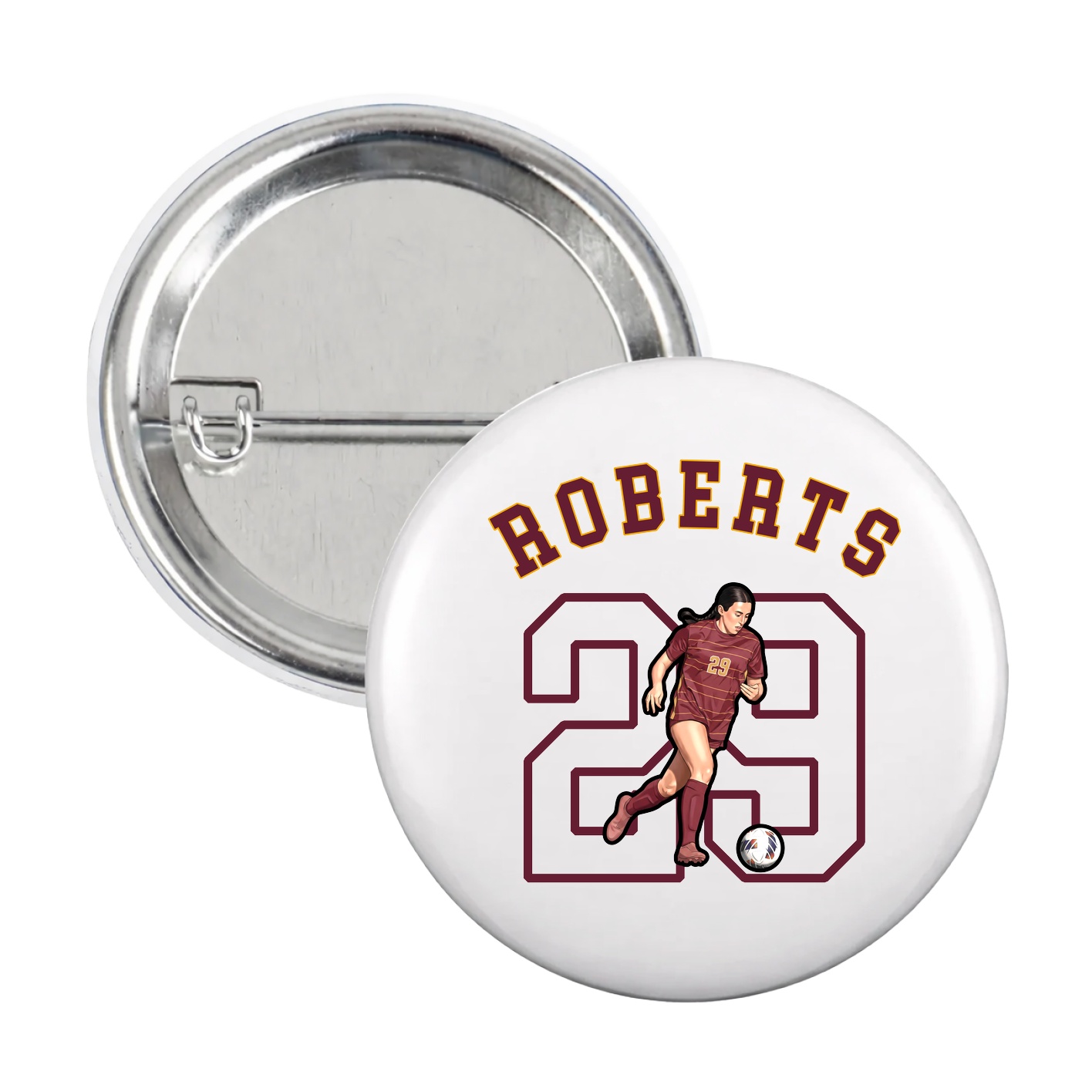 Game Day Button — Shirsey Arch in White
