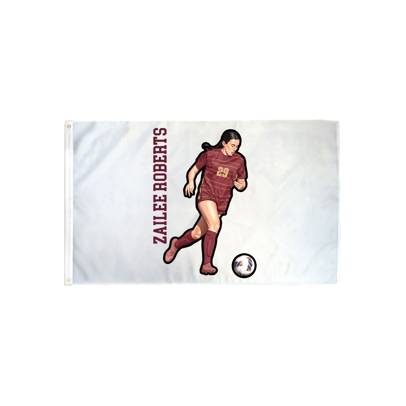 3x5 Flag — Name Vertical in Classic