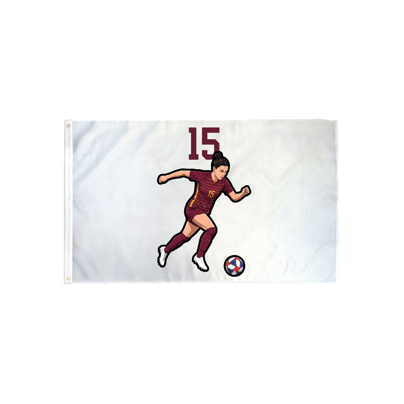 3x5 Flag — Number Top in Classic
