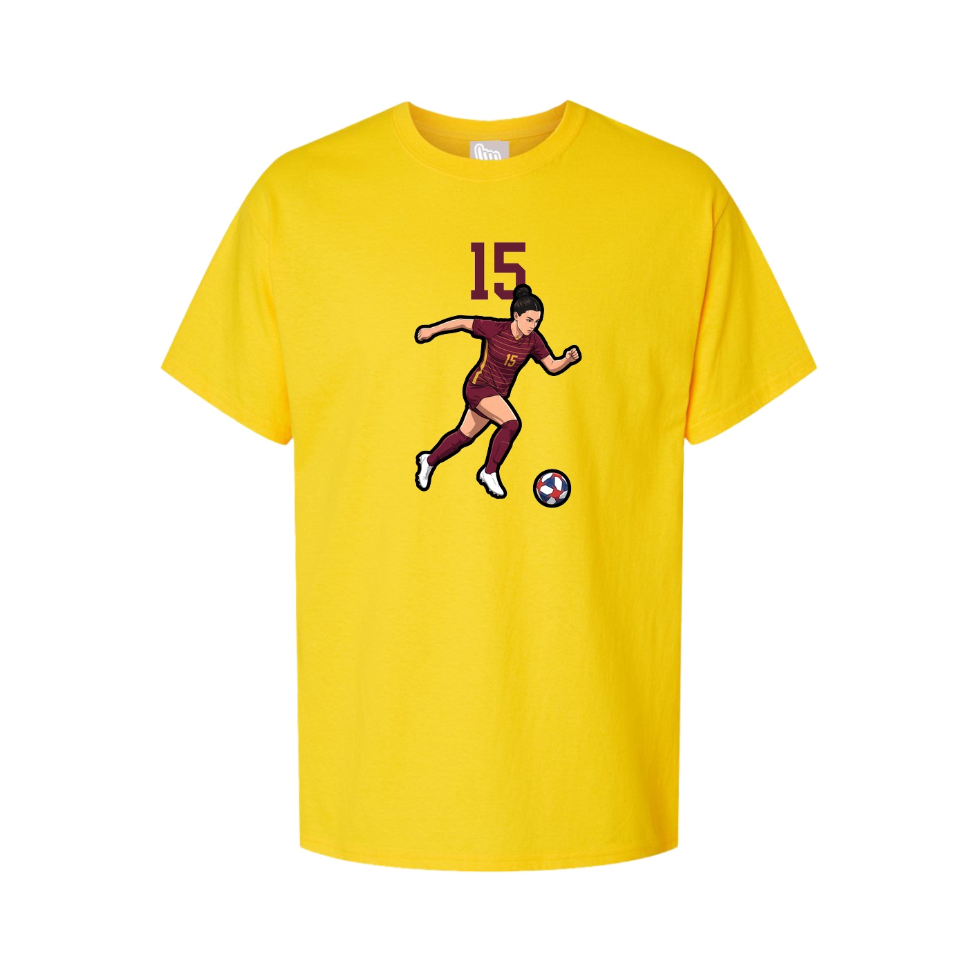 Tee — Number Top in Gold