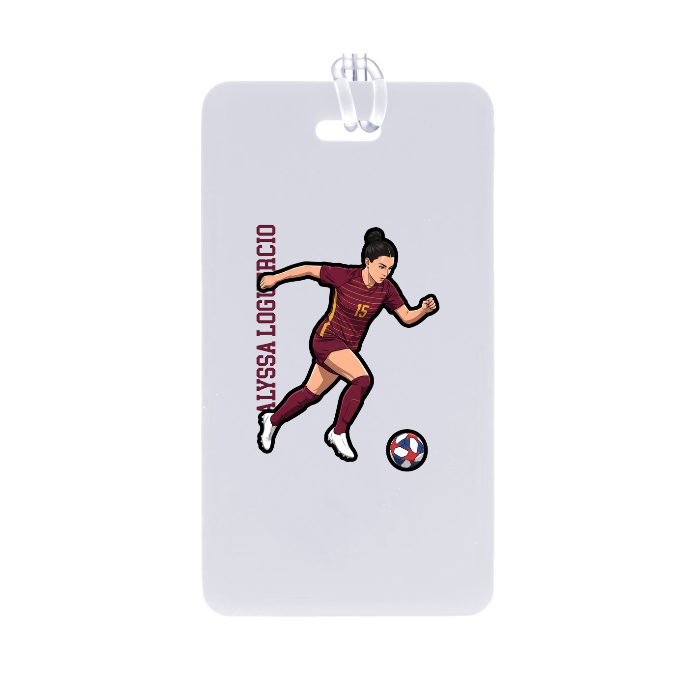 Bag Tag — Name Vertical in Classic