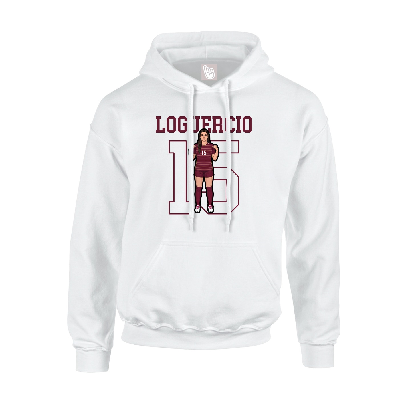 Youth Hoodie — Shirsey in White
