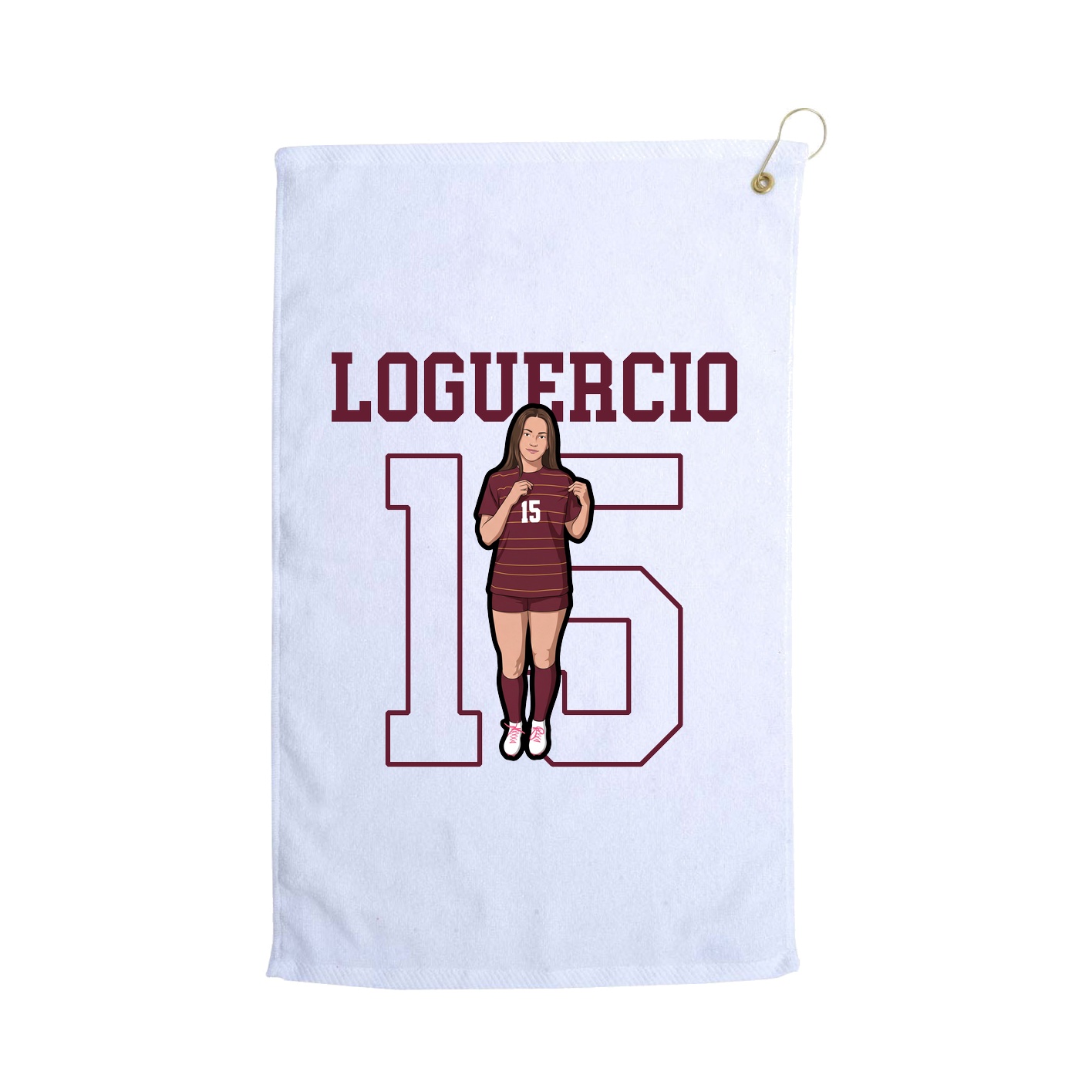 Golf Towel — Shirsey in White