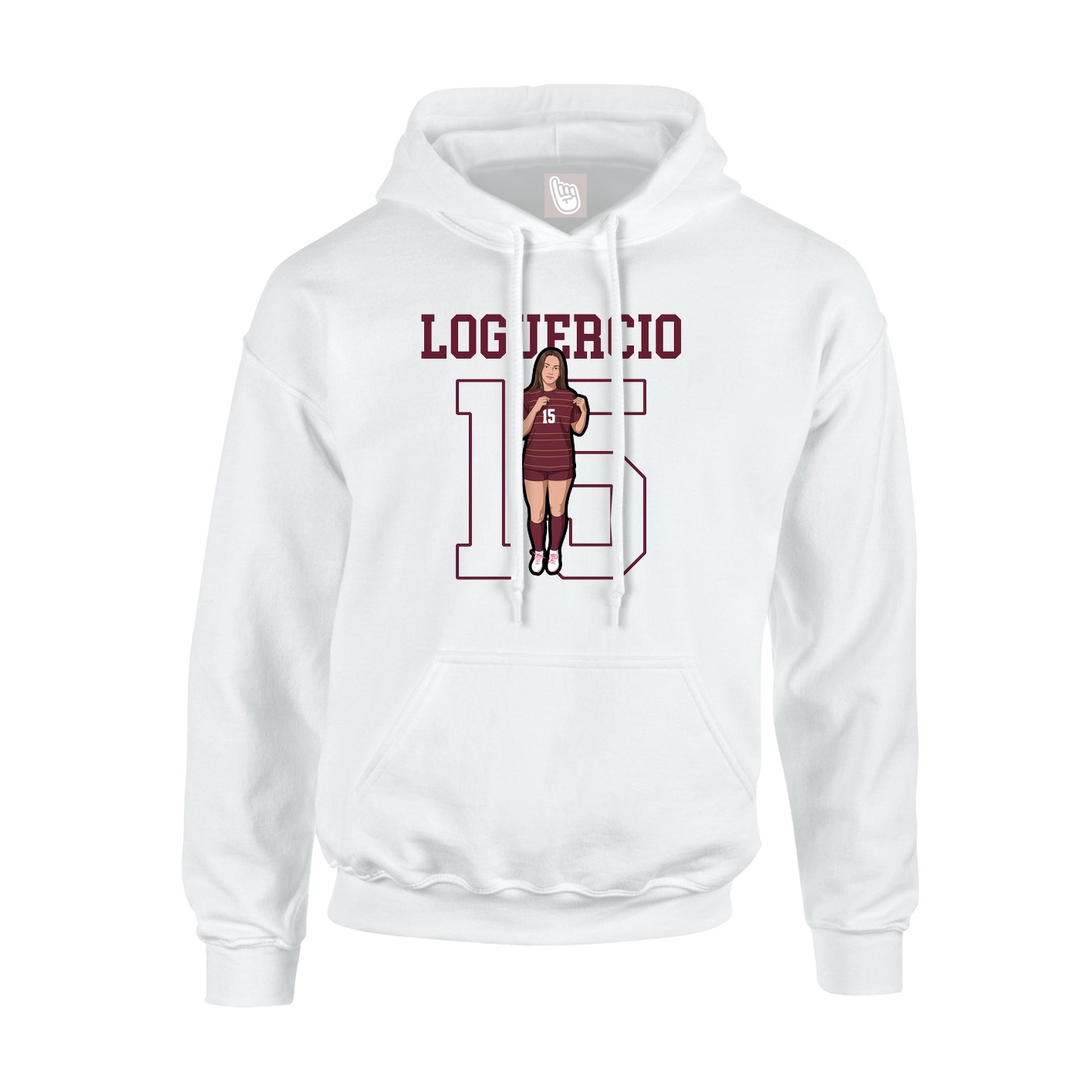 Youth Hoodie — Shirsey in White