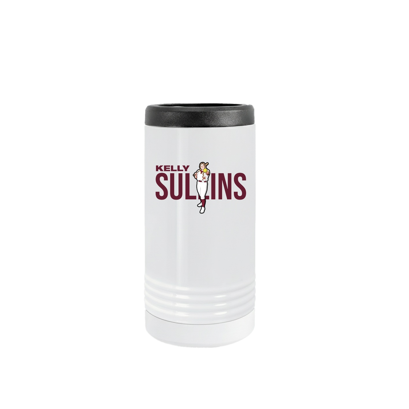 Slim Beverage Holder — Player Name in White