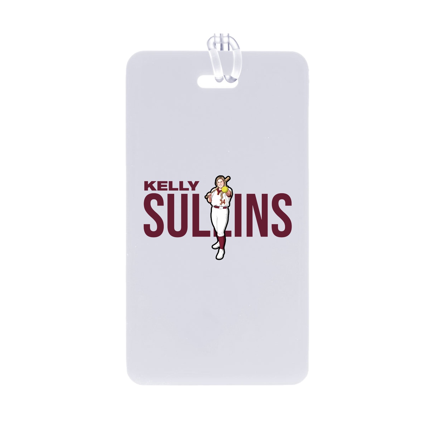 Bag Tag — Player Name in Classic