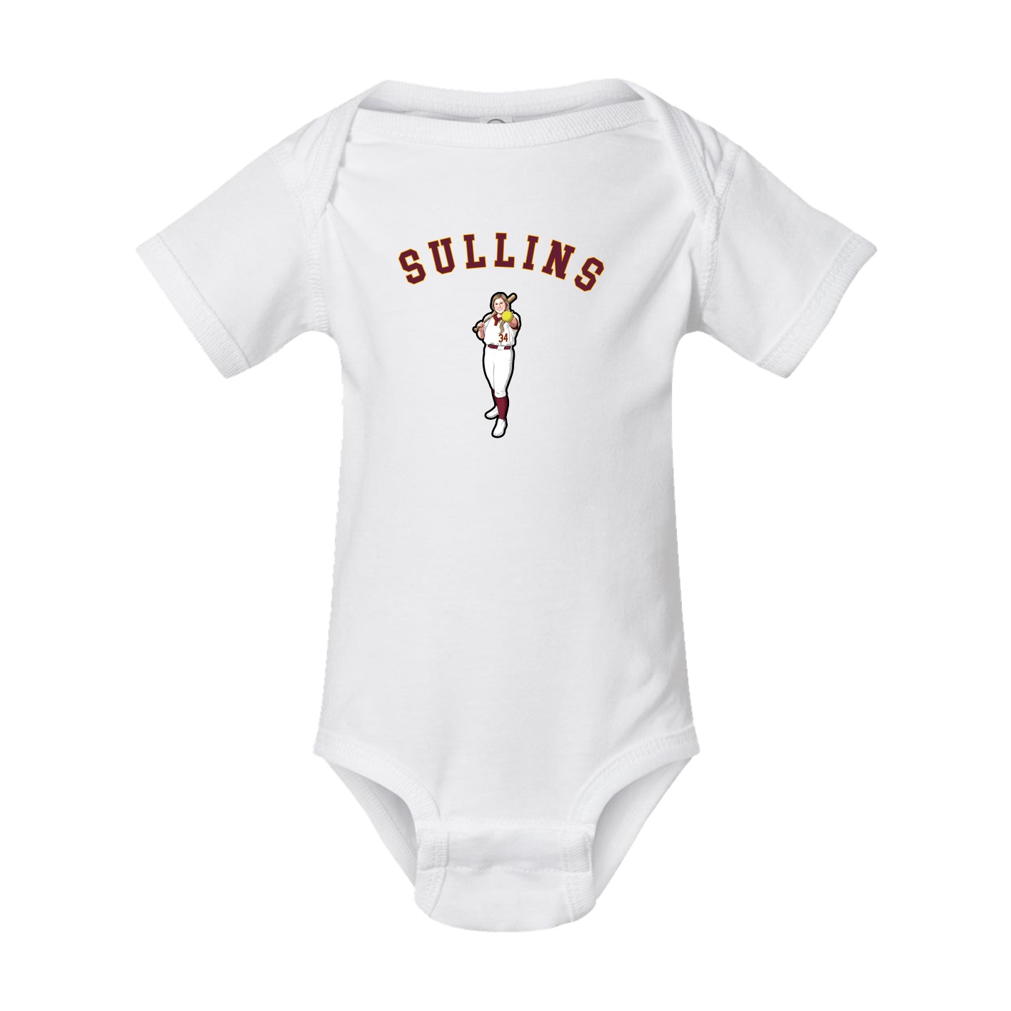 Baby Onesie — Shirsey Arch in White