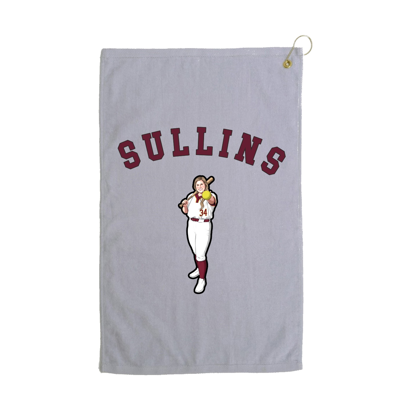 Golf Towel — Shirsey Arch in Grey