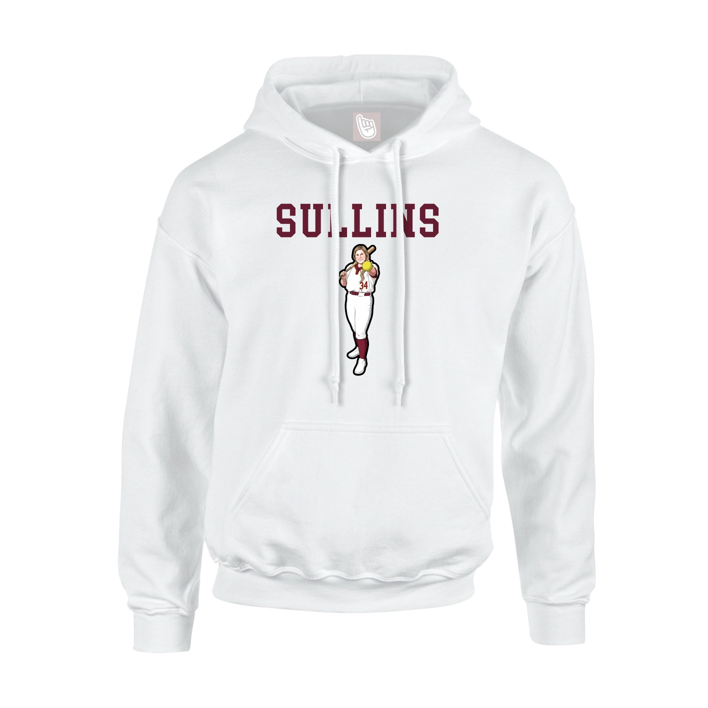 Youth Hoodie — Shirsey in White